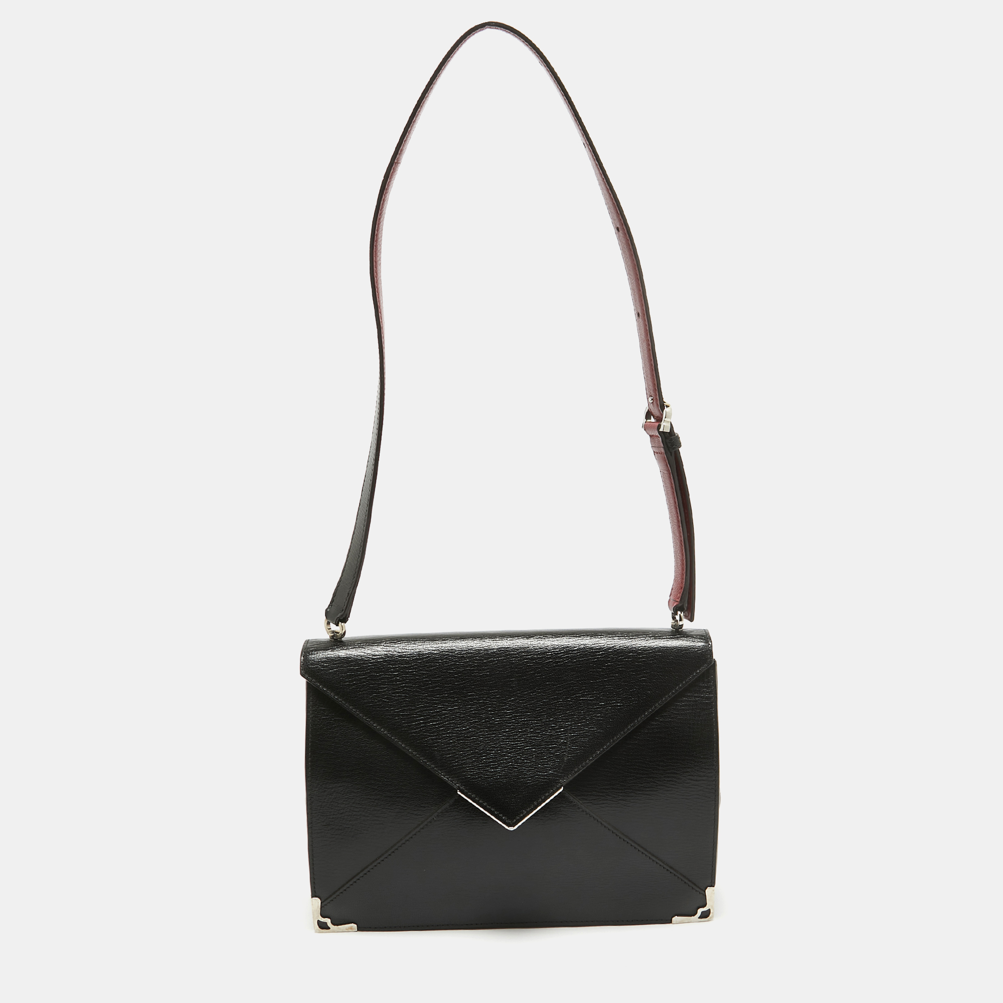 

Cartier Black Leather Envelope Shoulder Bag