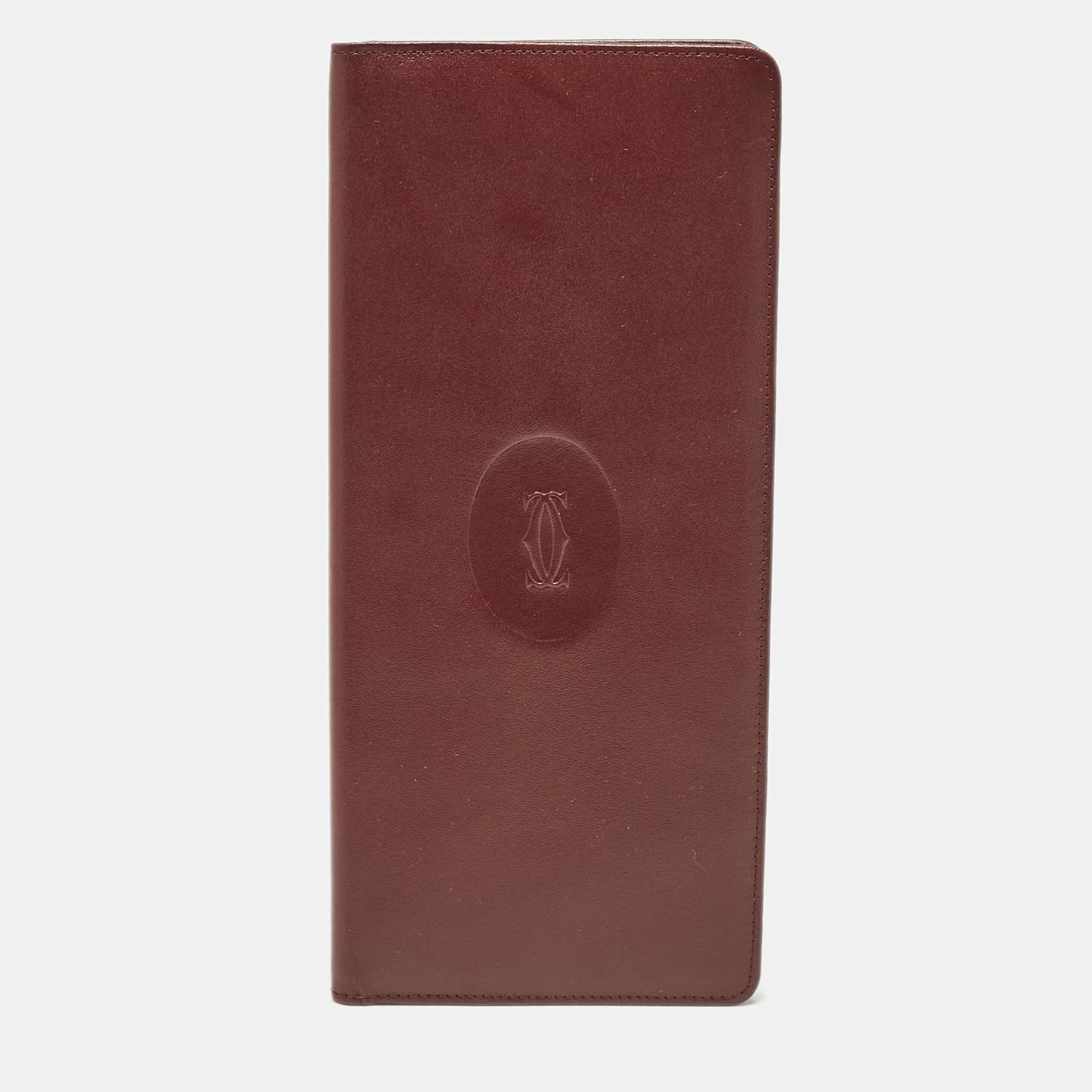 

Cartier Red Leather Must de Cartier Bifold Long Wallet