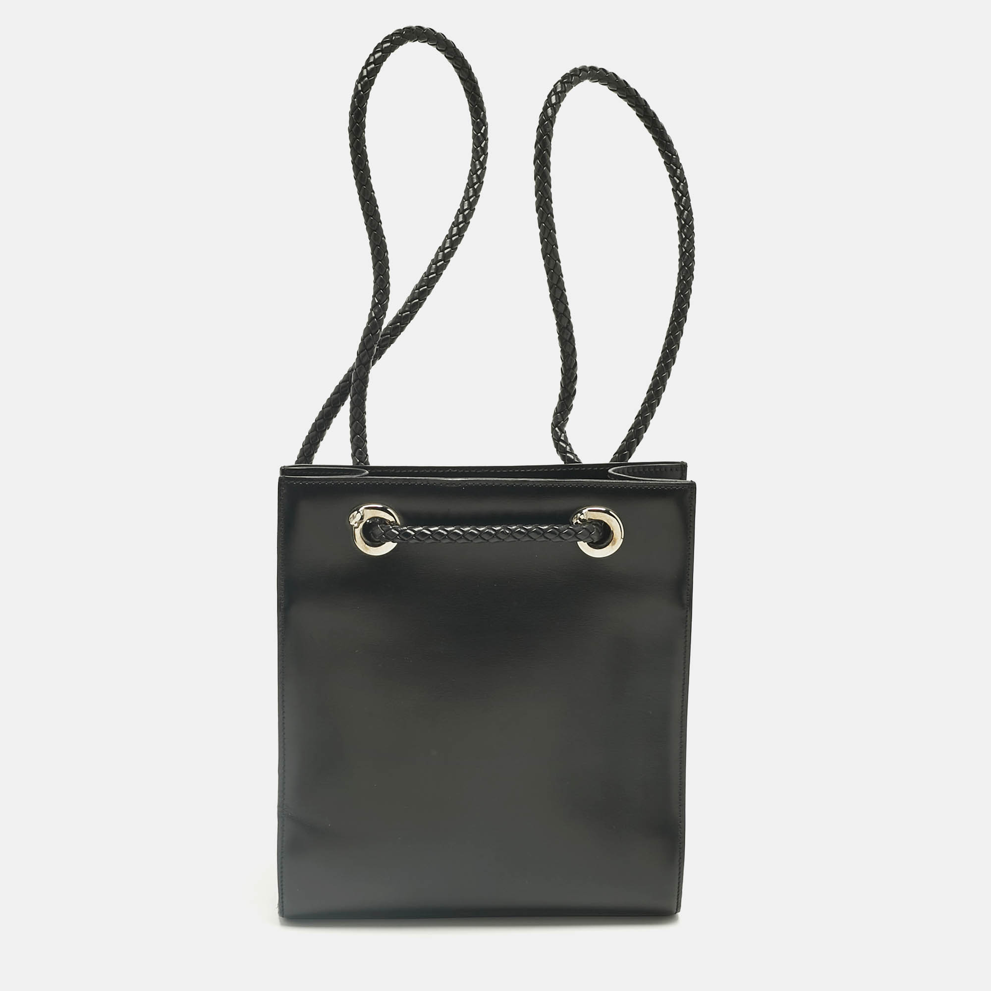 Pre-owned Cartier Drawstring Backpack In Black