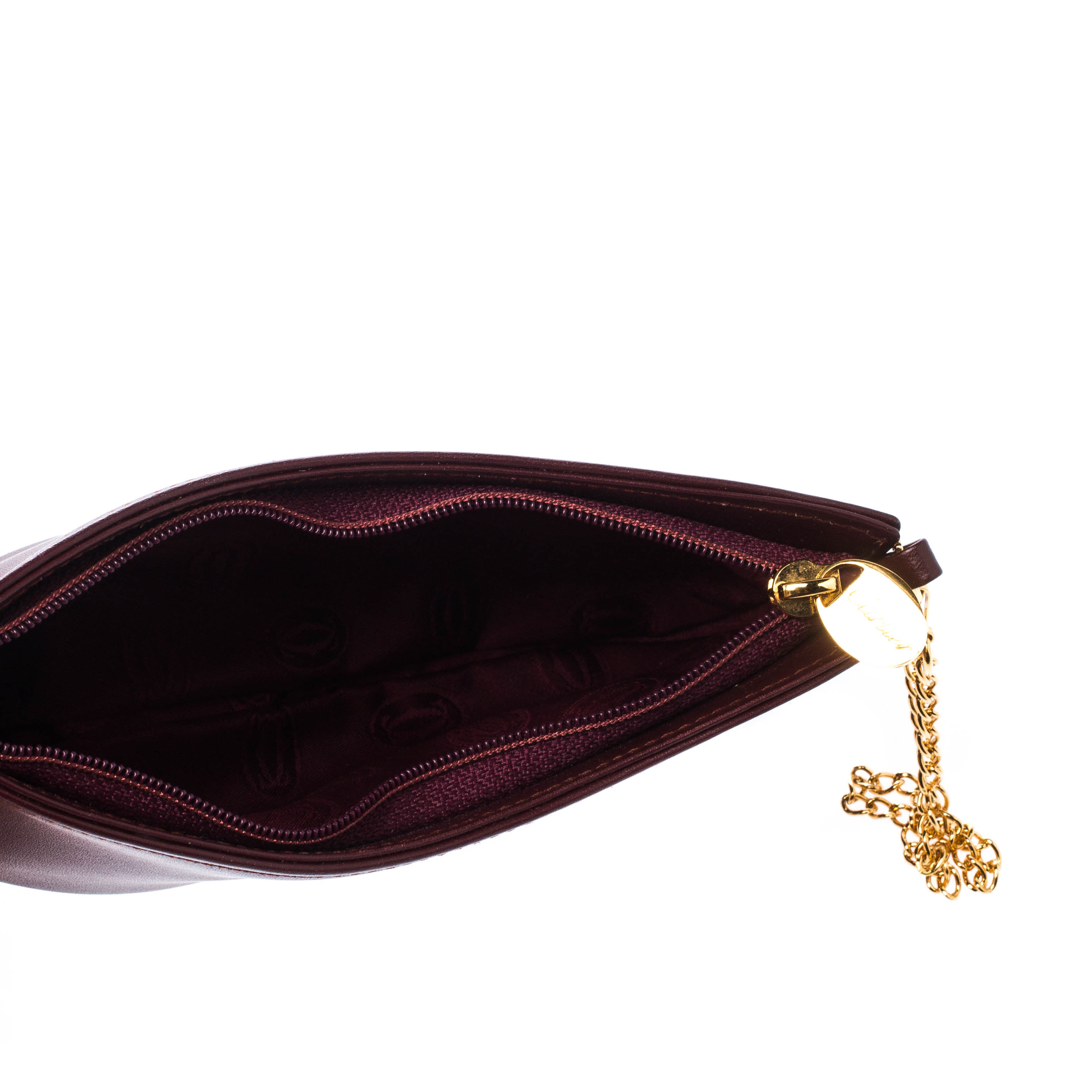 

Cartier Burgundy Leather Toiletry Pouch