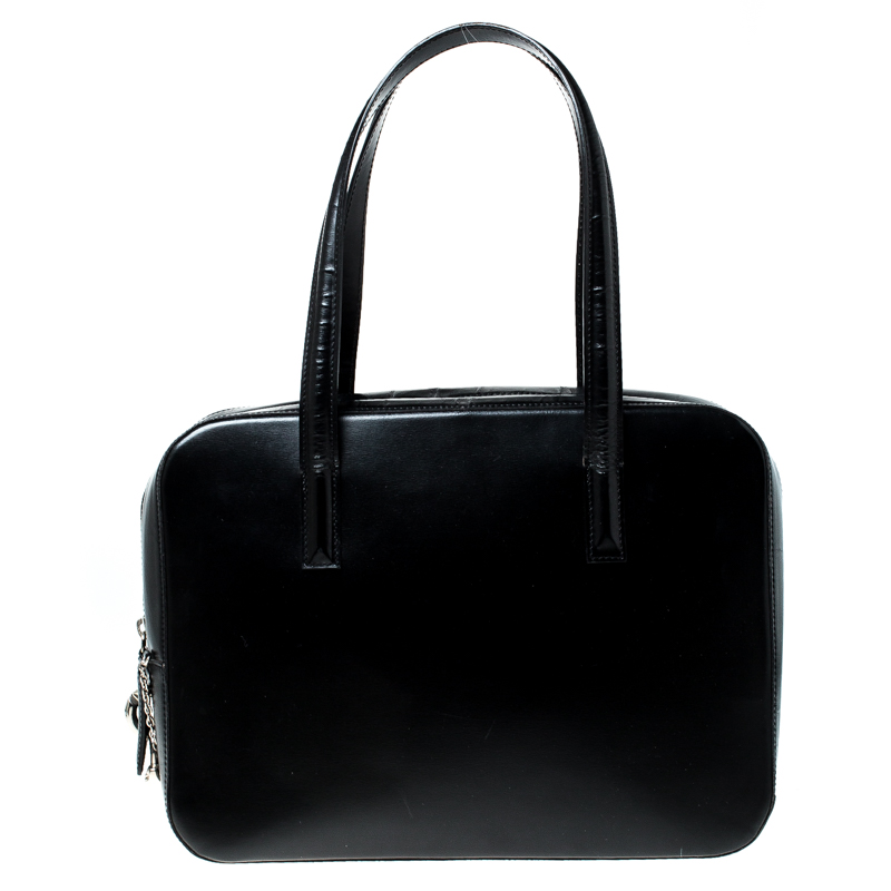 Cartier Black Leather Doctor Bag 