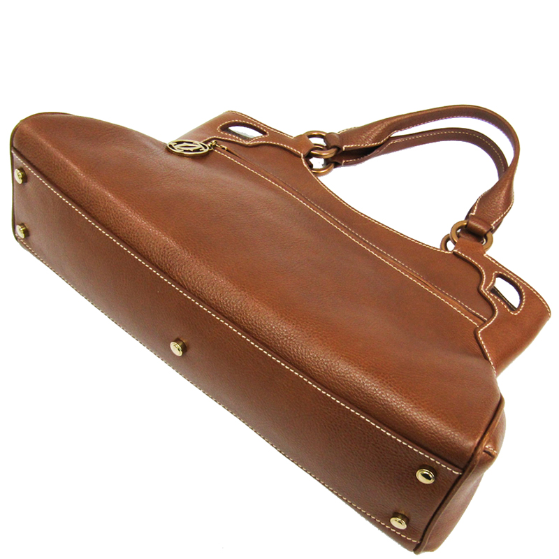 

Cartier Brown Leather Small Marcello de Cartier Bag