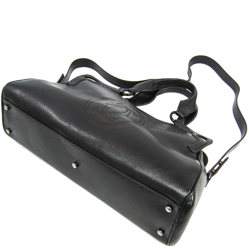 

Cartier Dark Brown Leather Small Marcello de Cartier Bag