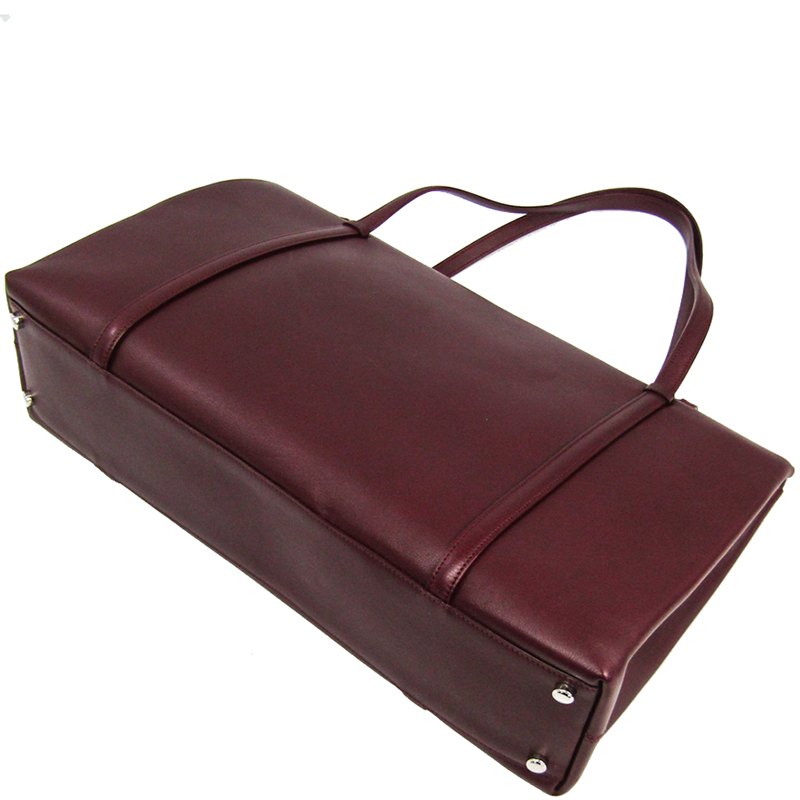 

Cartier Bordeaux Leather Cabochon Cartier Bag, Burgundy