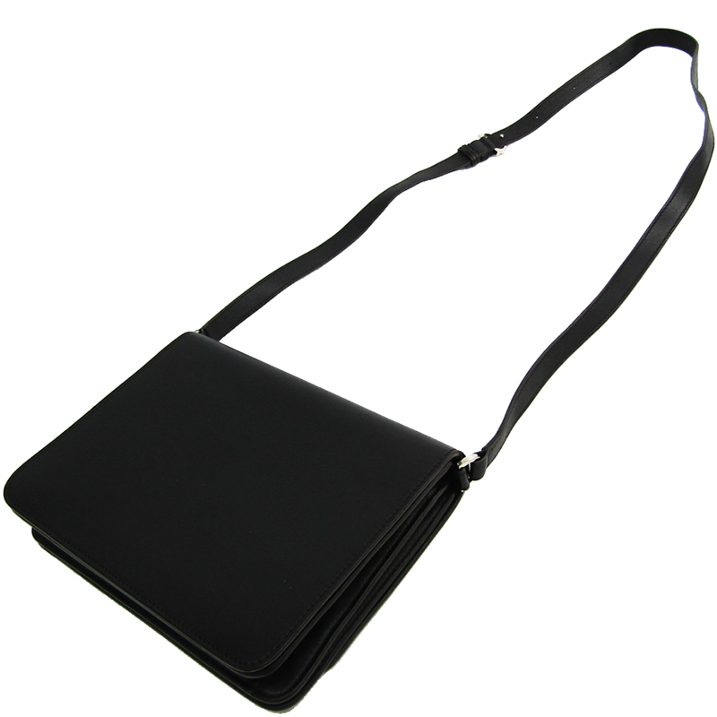 

Cartier Black Leather Marcello Shoulder Bag