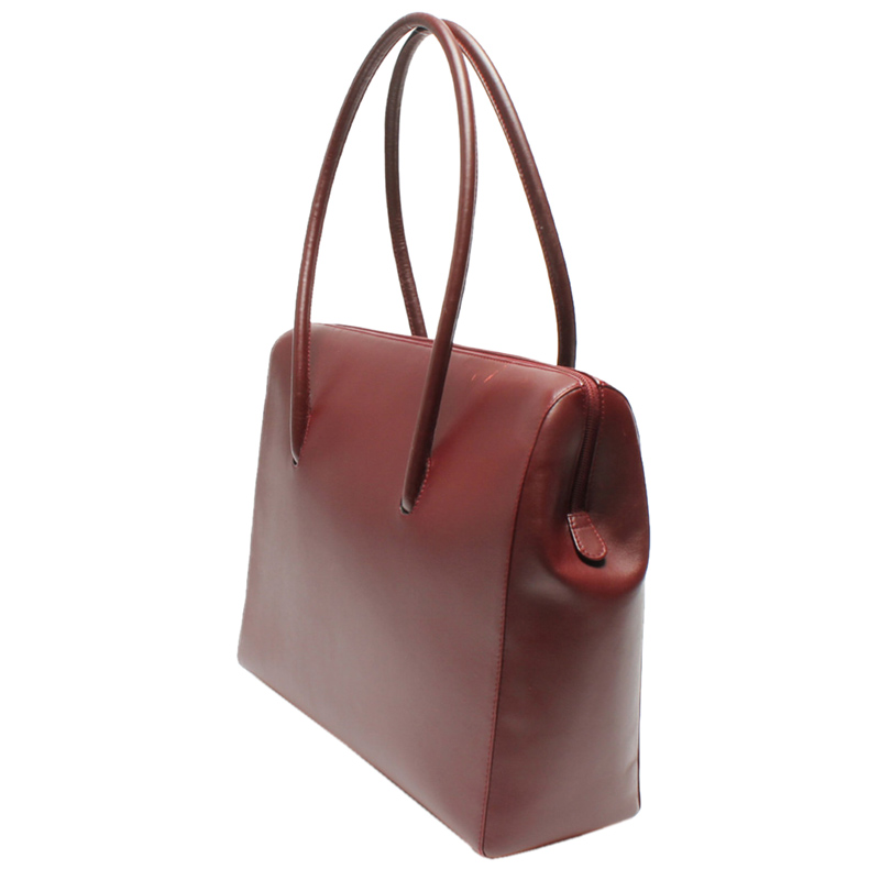 

Cartier Red Leather Must Line Shoulder Bag