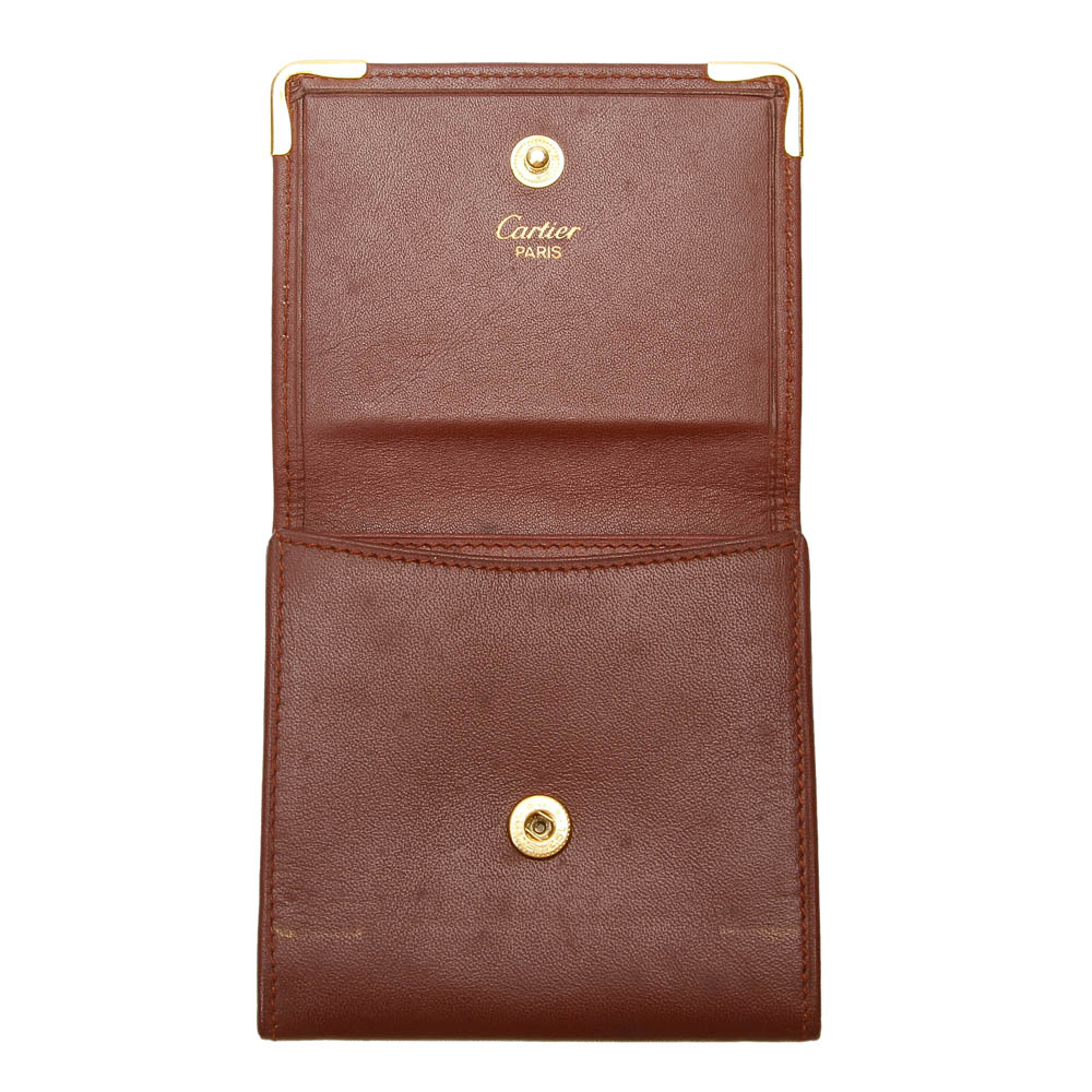

Cartier Red Leather Must de Cartier Coin Pouch