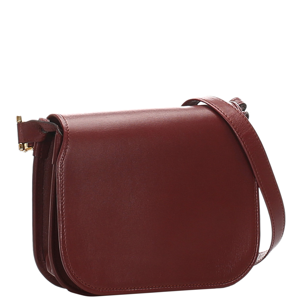 

Cartier Red Leather Must de Cartier Crossbody Bag