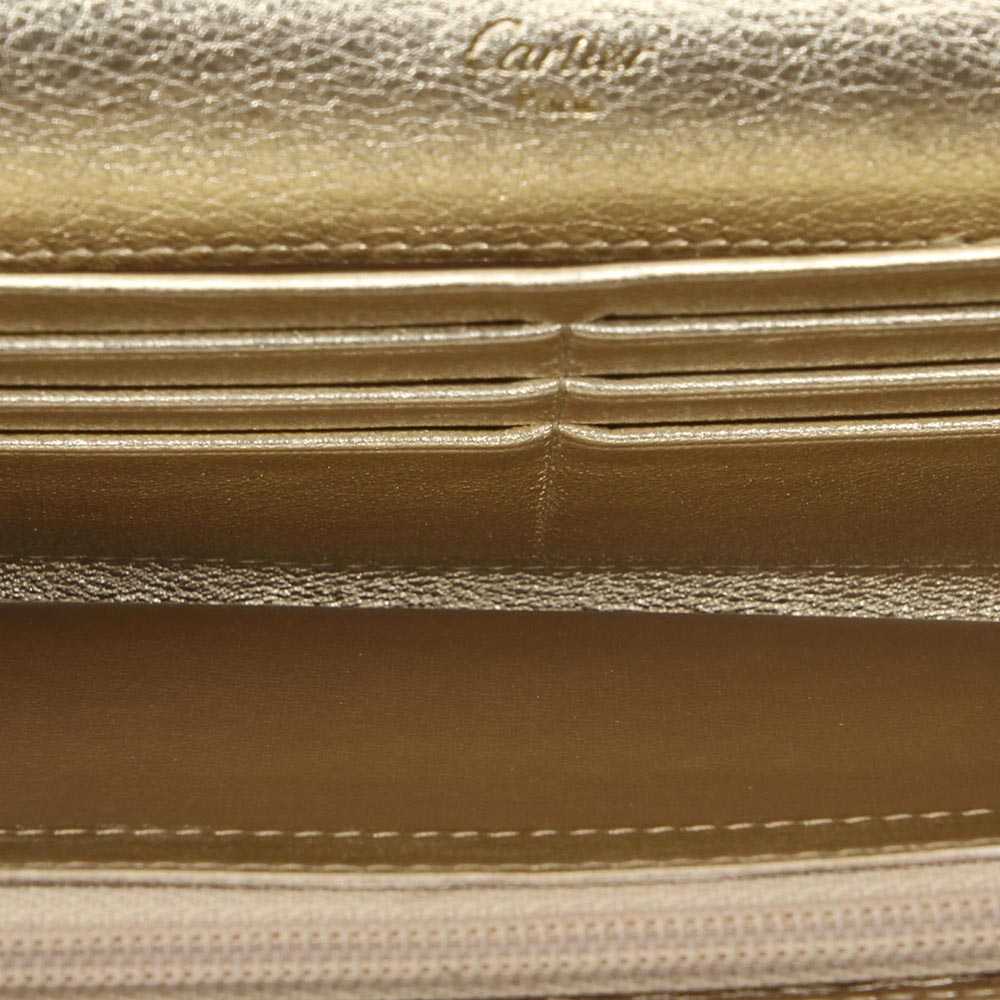 

Cartier White Leather Marcello International Wallet