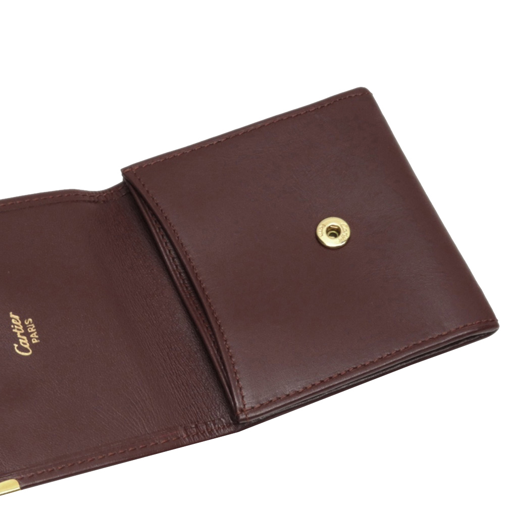 

Cartier Red Leather Must de Cartier Small Wallet