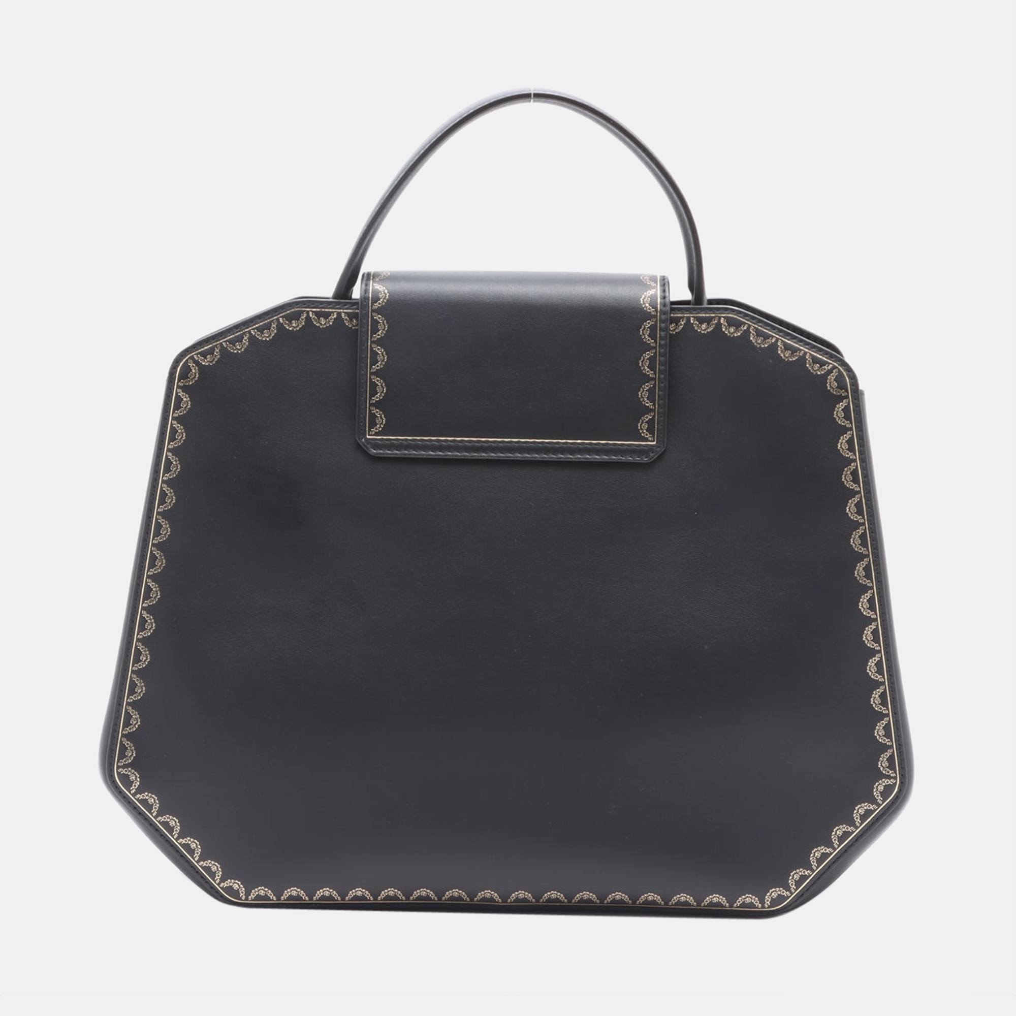 

Cartier Guirlande de cartier SM Leather Hand bag Black