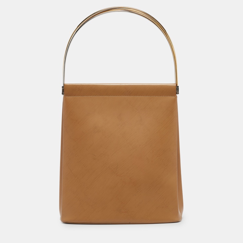 

Cartier Tan Leather Trinity Bag