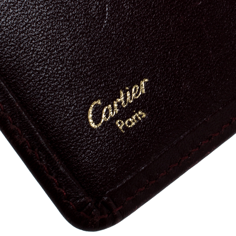 CRL3001358 - 6-Key Key Ring, Must de Cartier - Burgundy calfskin
