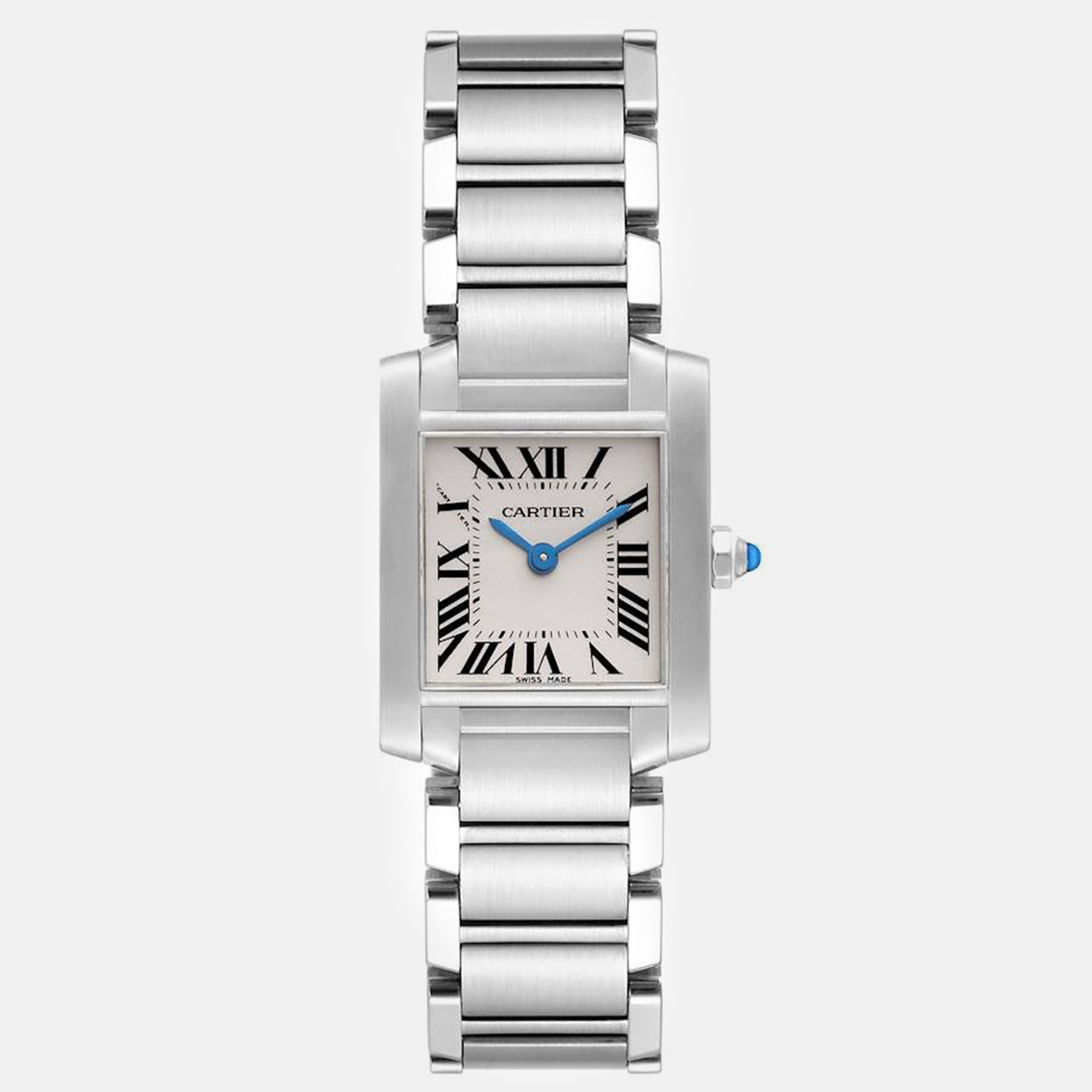 

Cartier Tank Francaise Small Silver Dial Steel Ladies Watch 20.0 mm