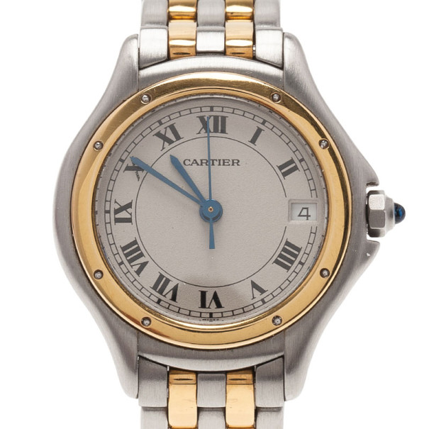 مملوكة مسبقًا ساعة كارتييه بانثر ستانلس ستيل للنساء 36مم
