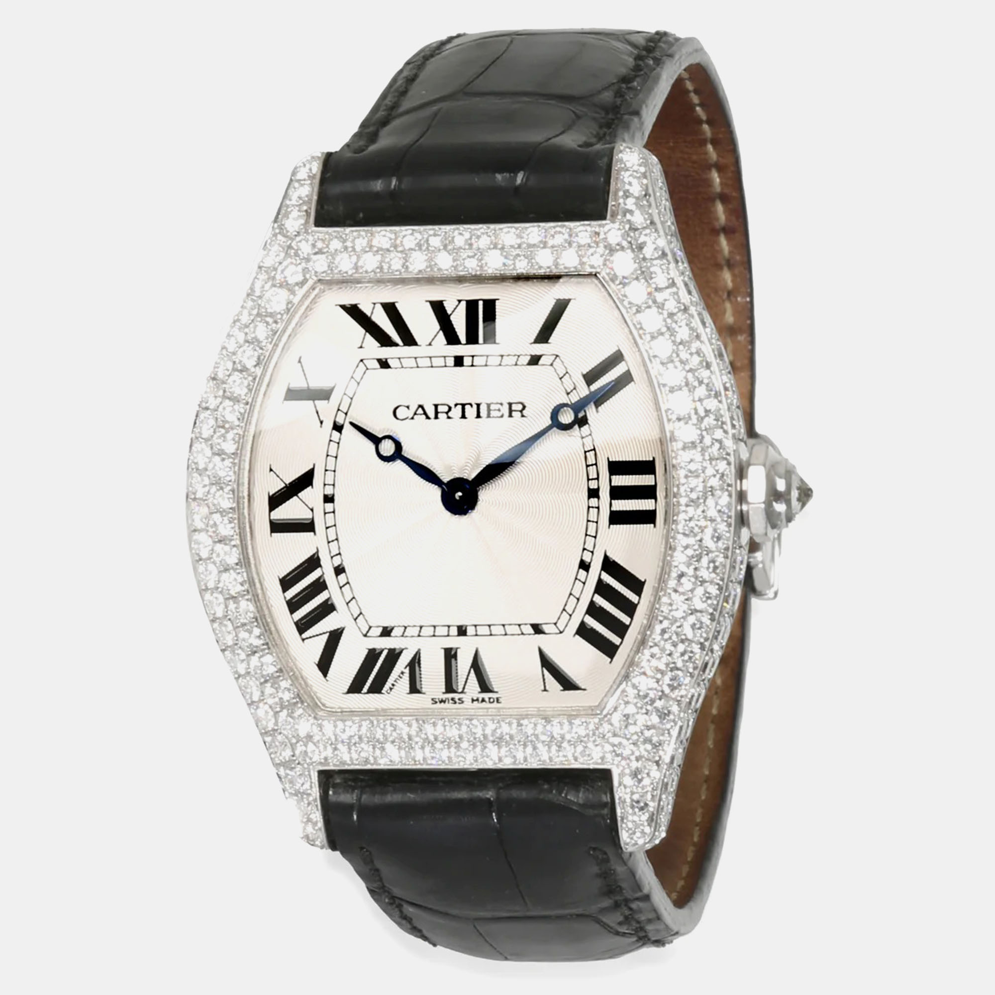 

Cartier 18kt White Gold Tortue de Cartier WA504351 Wristwatch