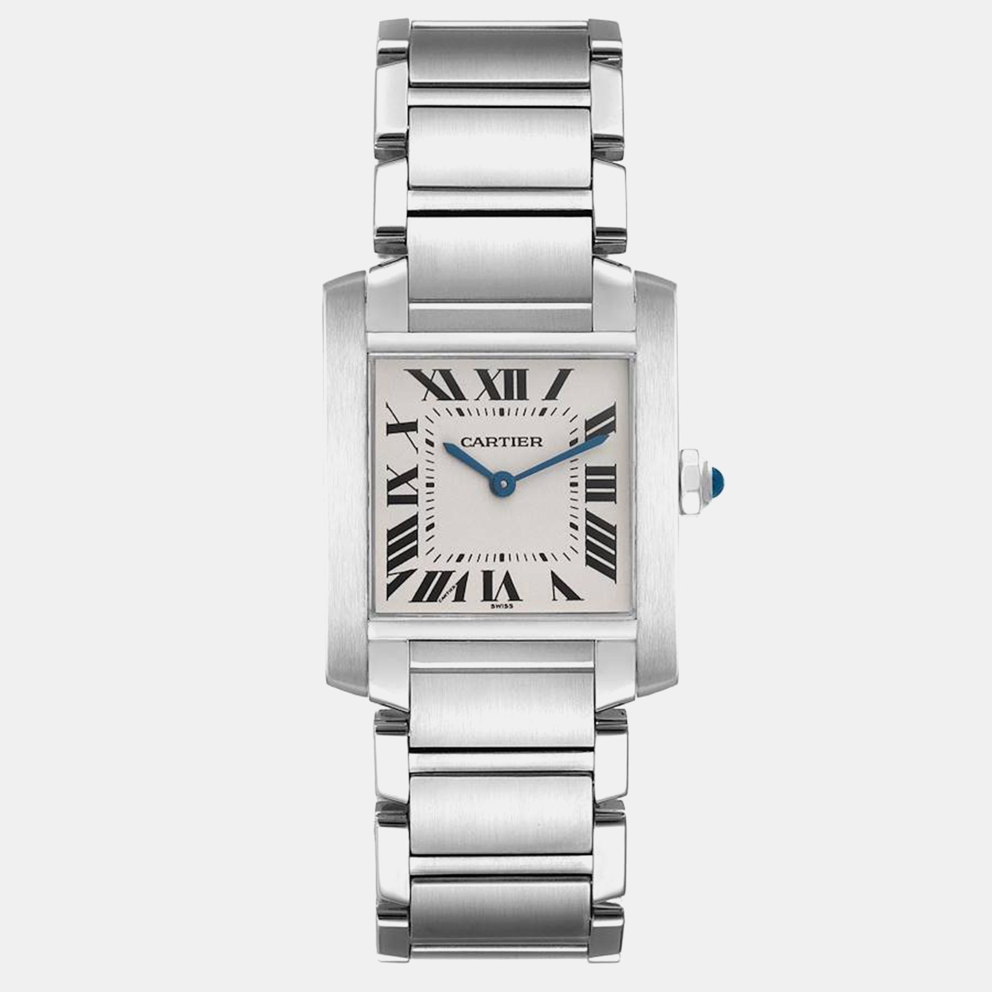 

Cartier Tank Francaise Midsize Silver Dial Ladies Watch W51003Q3 25 mm x 30 mm