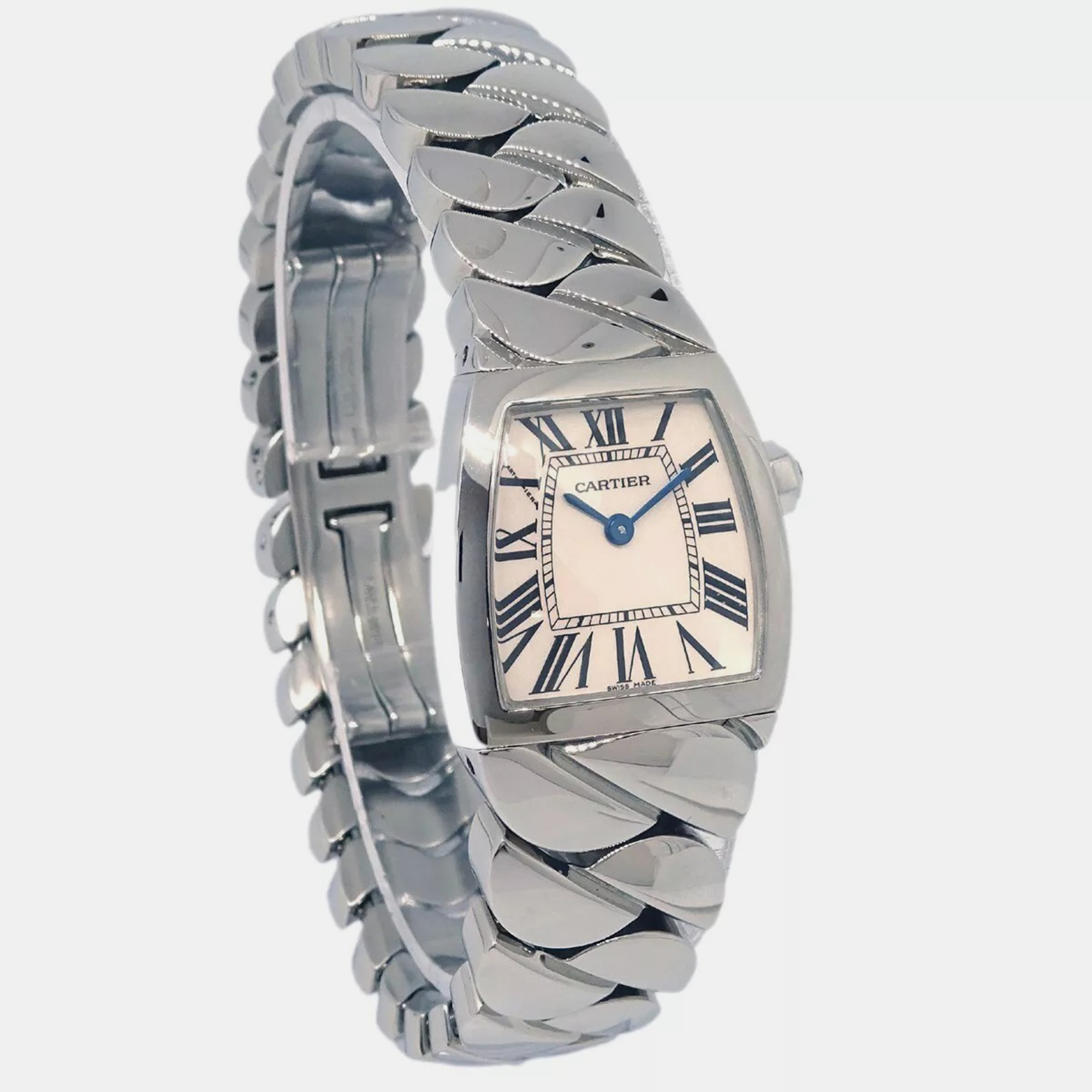 

Cartier Silver Stainless Steel La Dona 2902 Quartz Women's Wristwatch 22 mm