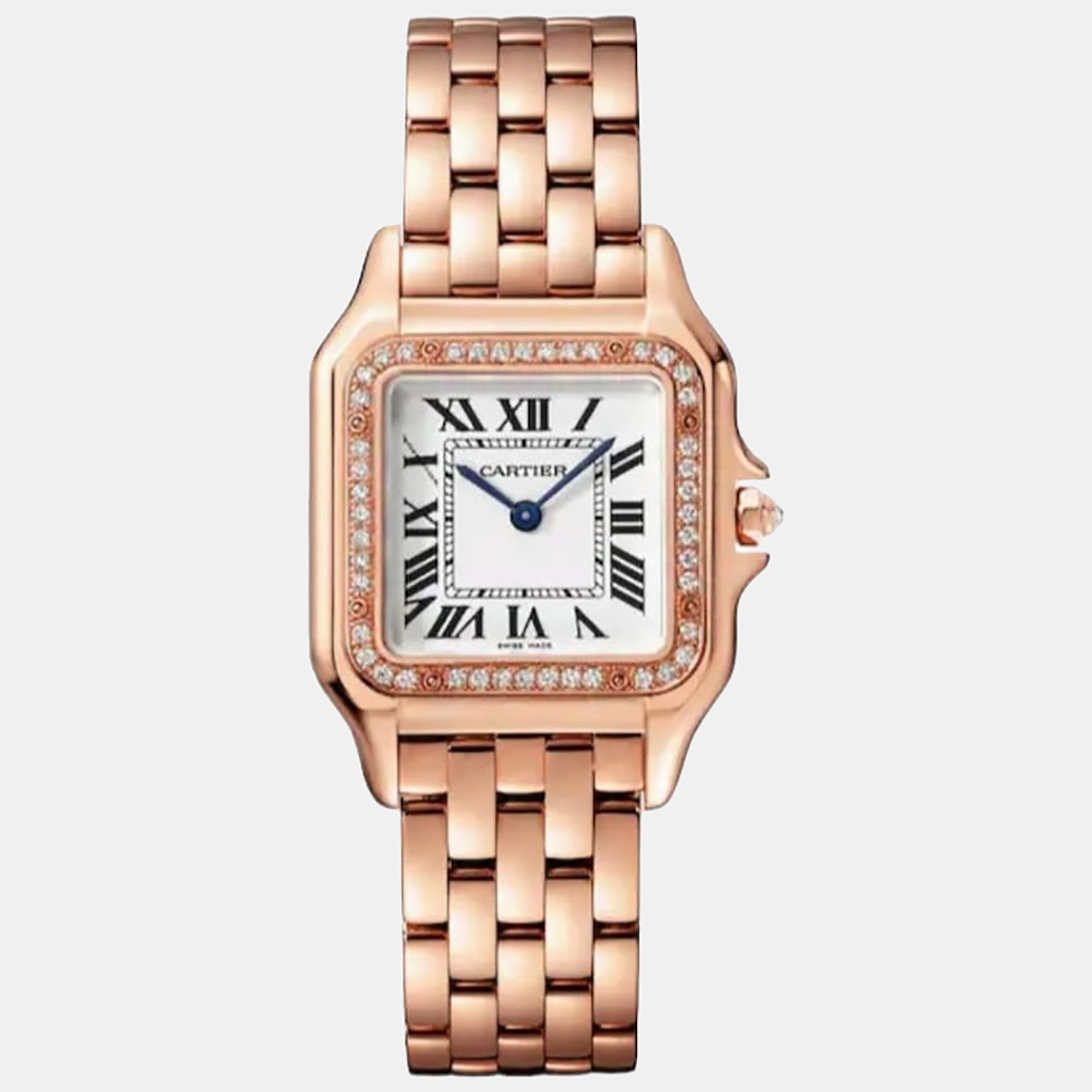 

Cartier -18K Rose Gold Panthere de Cartier 27 mm, White