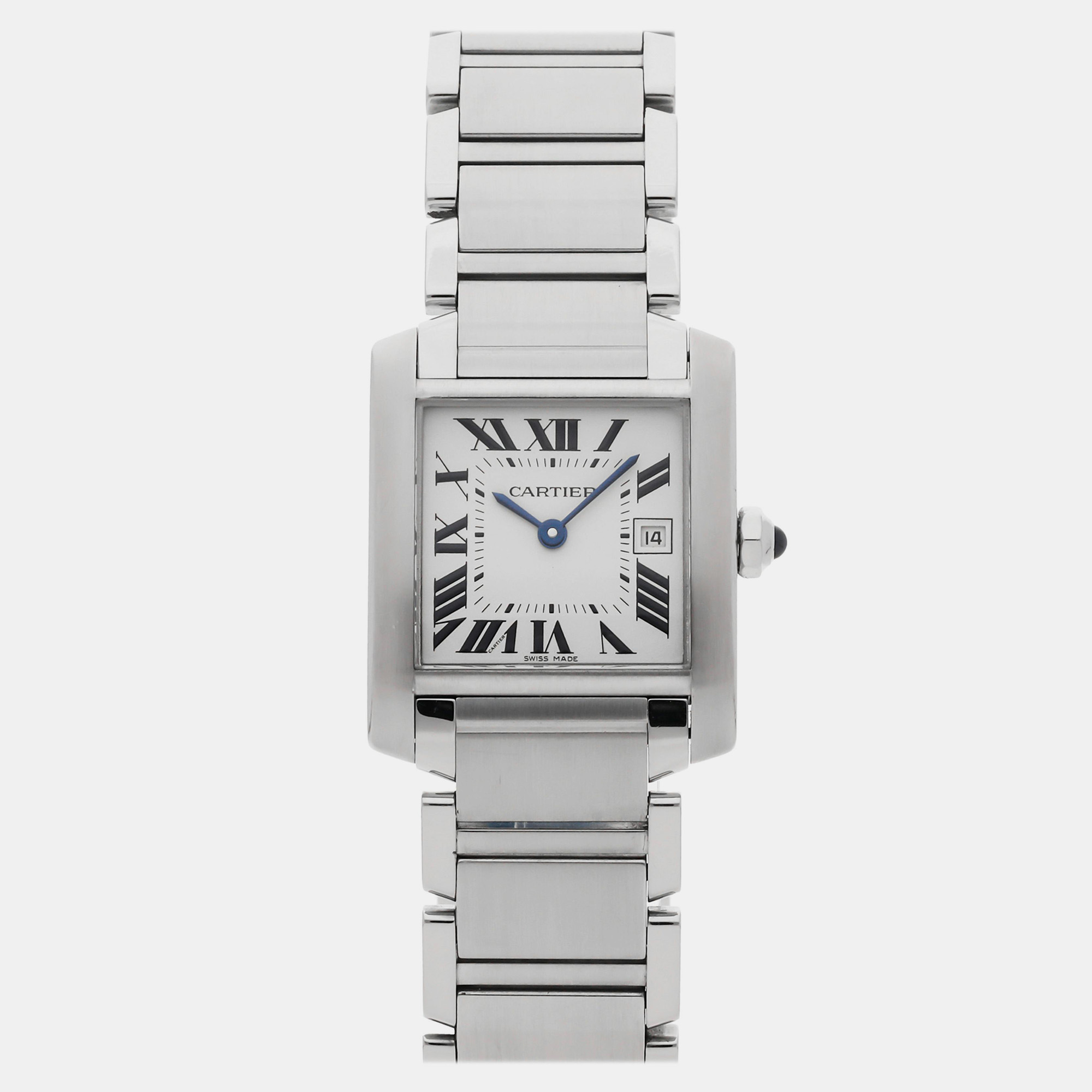 

Pre-Owned Cartier Tank Francaise Medium Model W51011Q3 25 x 29.5 mm, Silver