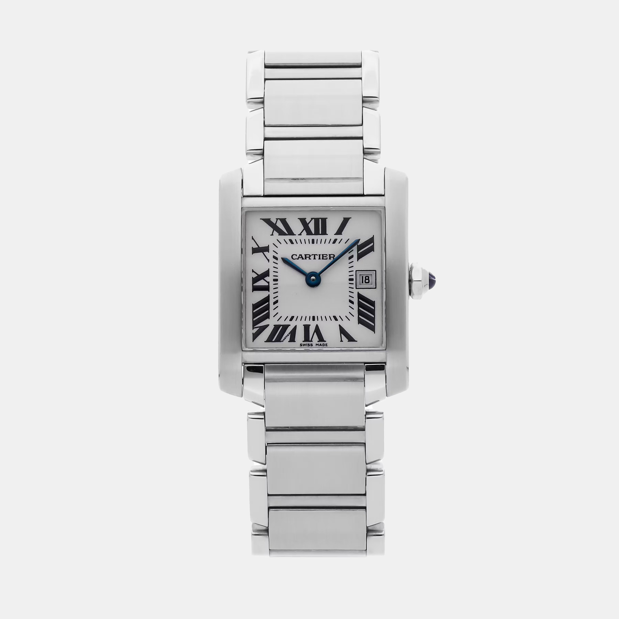Pre-Owned Cartier Tank Francaise Medium Model W51011Q3 25 mm x 29.5 mm