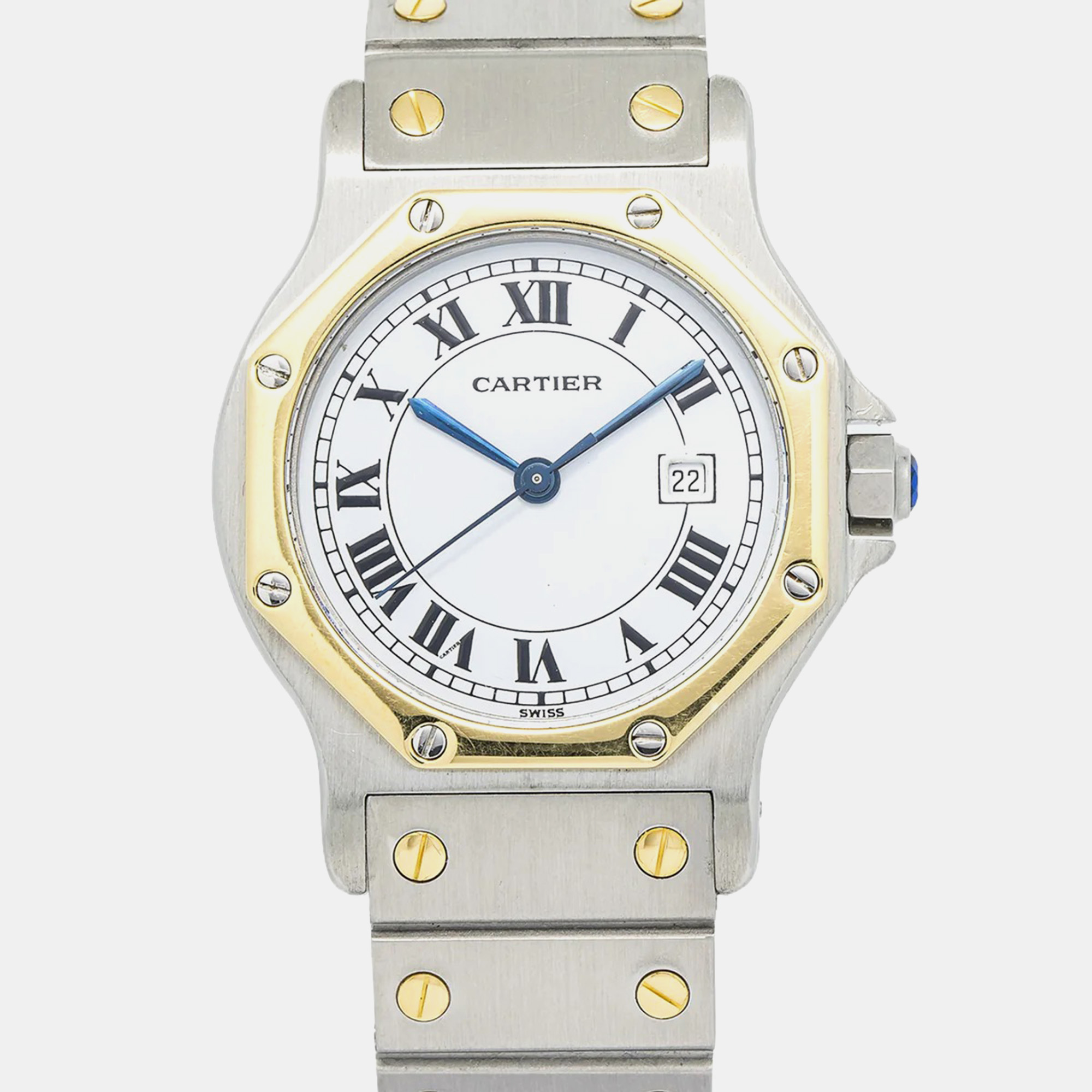

Cartier Santos Octagon Automatic White