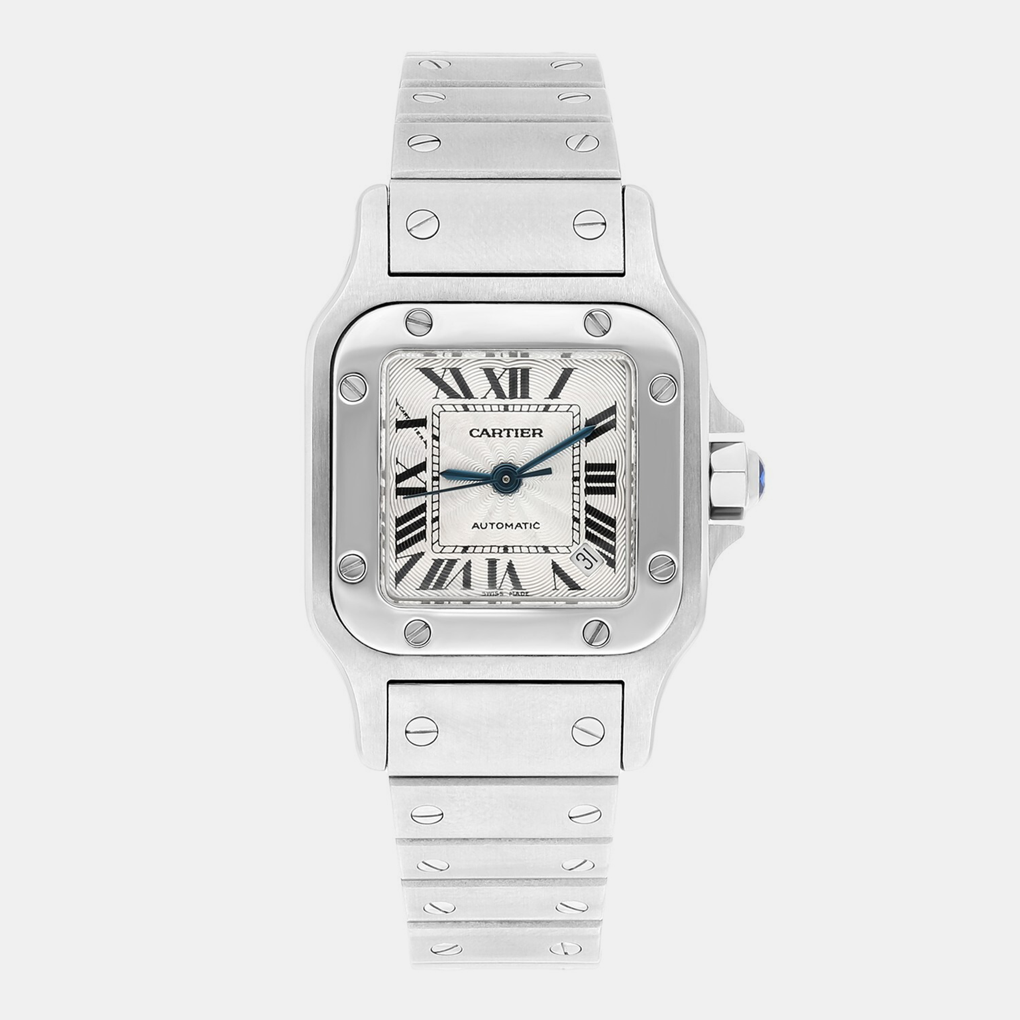 

Cartier Santos Galbee W20054D6 Automatic Silver Stainless Steel Women's Wristwatch 24 mm