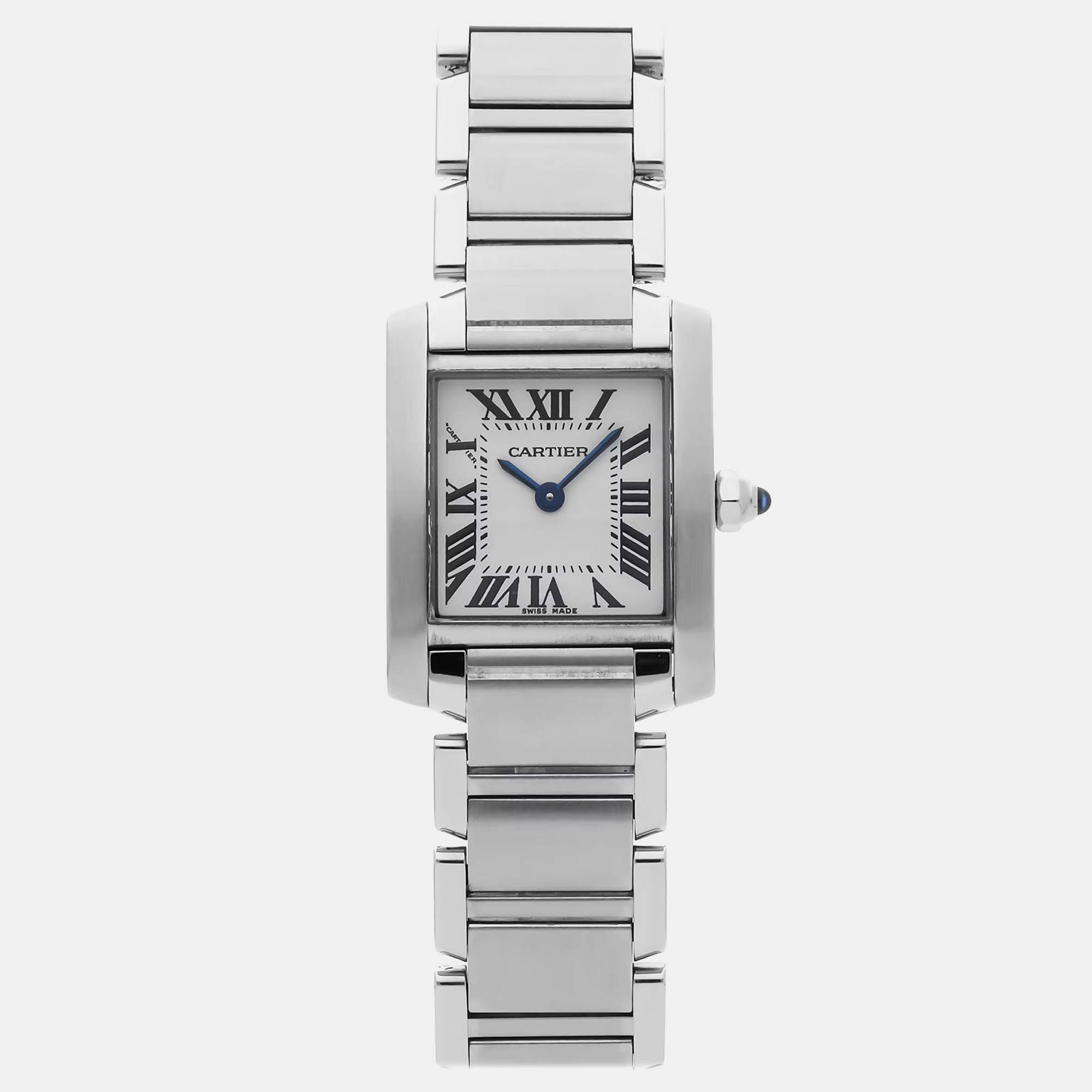 

Pre-Owned Cartier Tank Francaise Small Model W51008Q3 Quartz Stainless Steel, Silver