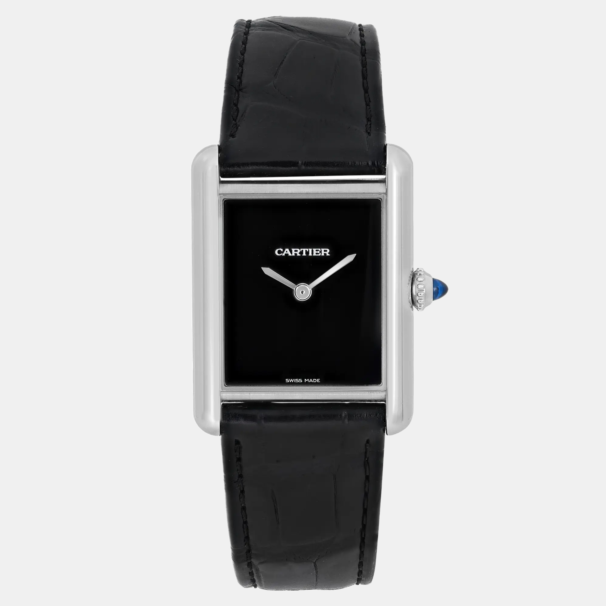

Cartier Tank Must WSTA0072 Quartz Stainless Steel Women's Wristwatch 25.5 mm, Black