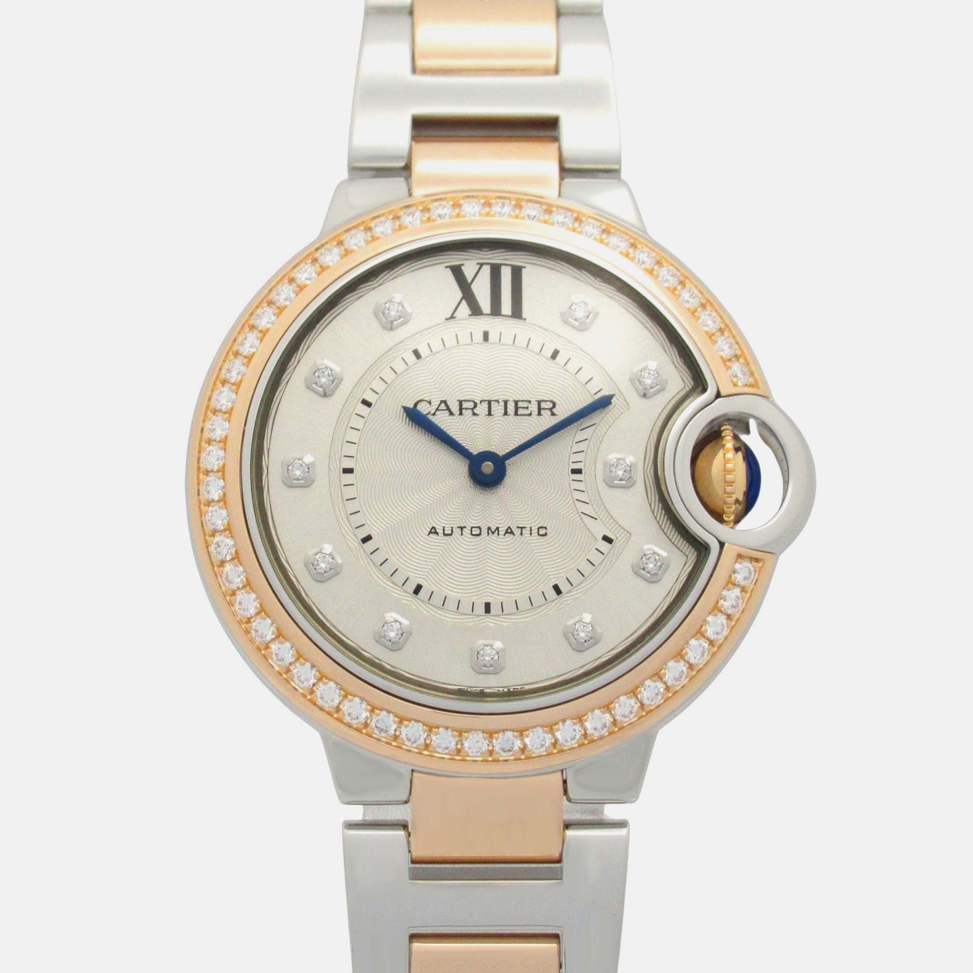 

Cartier Ballon Bleu WE902077 Automatic Silver