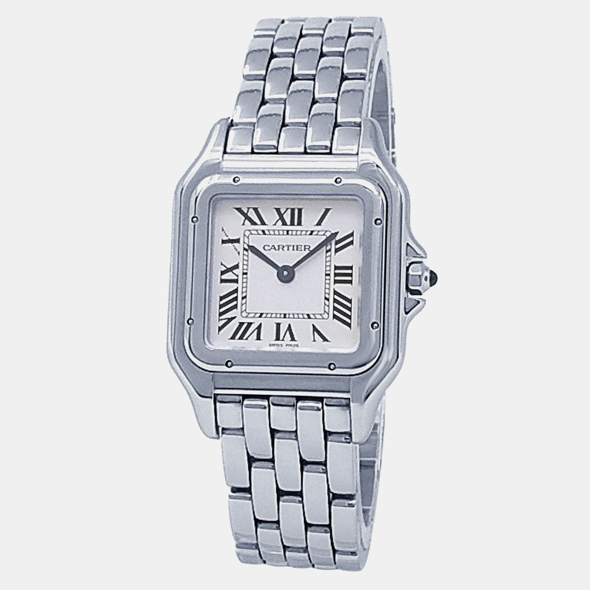 

Cartier Panthere WSPN0015 Quartz Silver Stainless Steel Women’s Wristwatch 27 mm