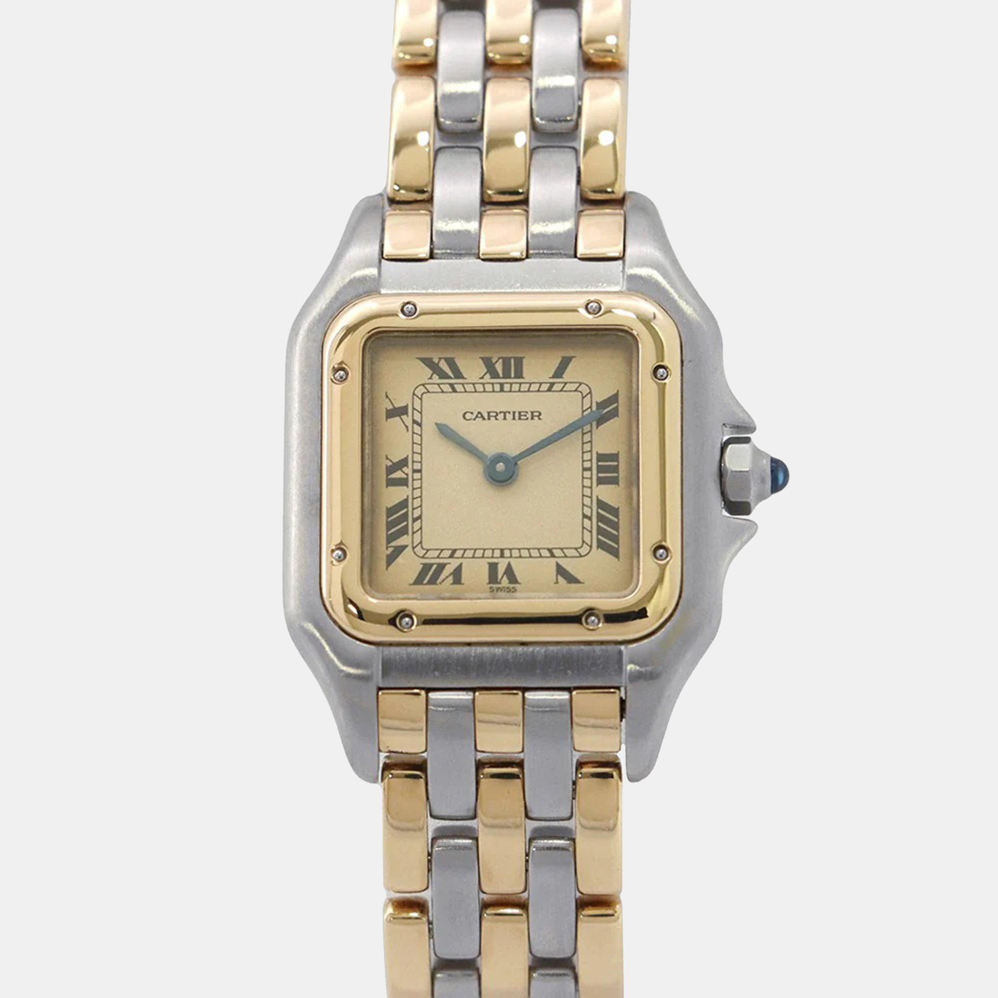 

Cartier Panthere 84083244 Quartz Ivory 18k Yellow Gold Stainless Steel Women's Wristwatch 21 mm, White
