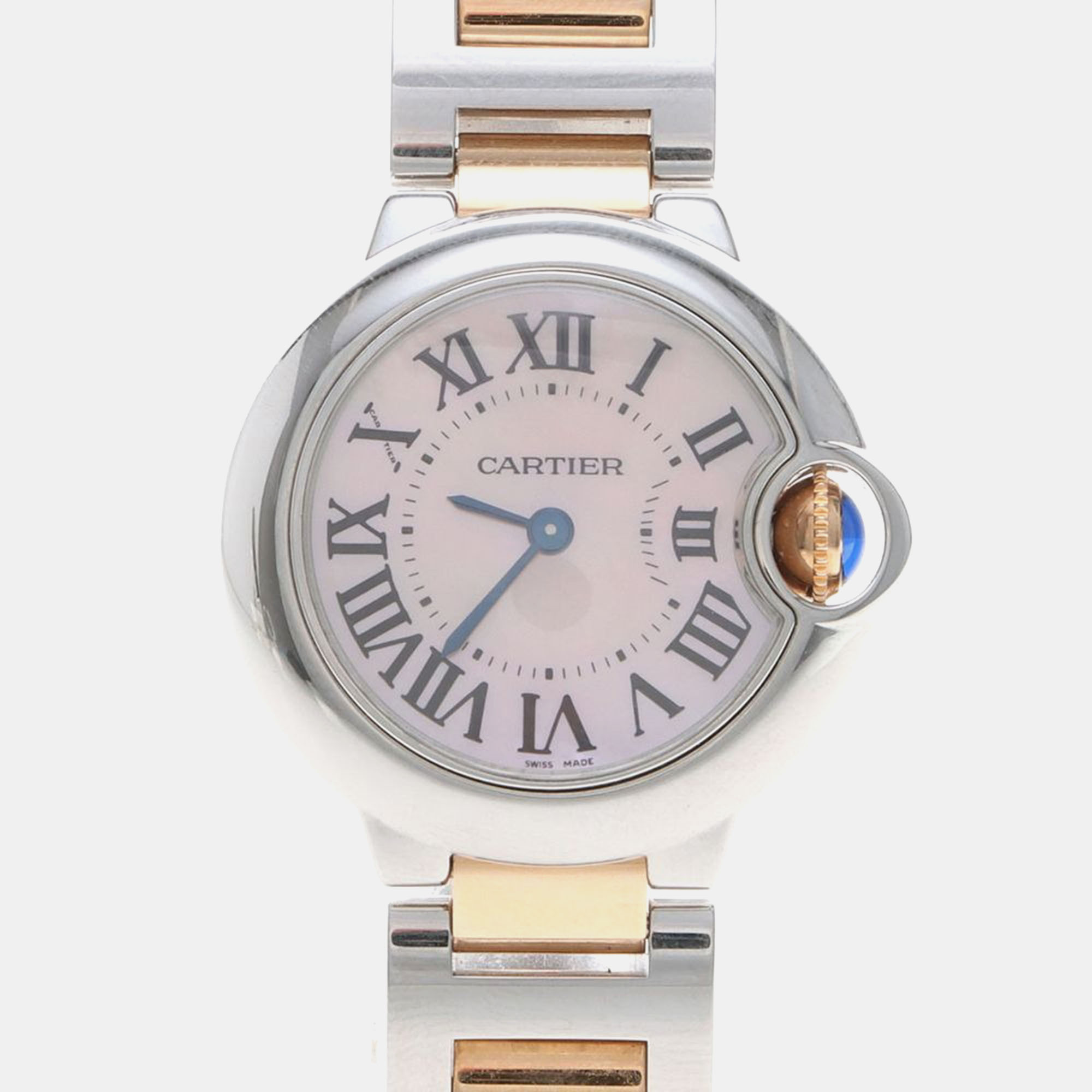 

Cartier Ballon Bleu W6920034 Quartz Stainless Steel Women's Wristwatch 28 mm, Silver