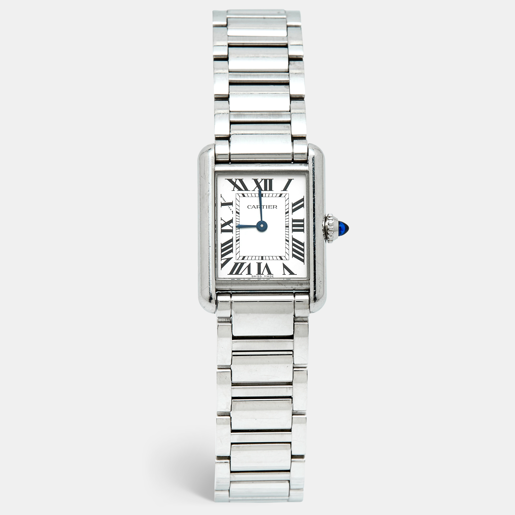 

Cartier Tank Must WSTA0051 Silver Dial Stainless Steel Women's Wristwatch