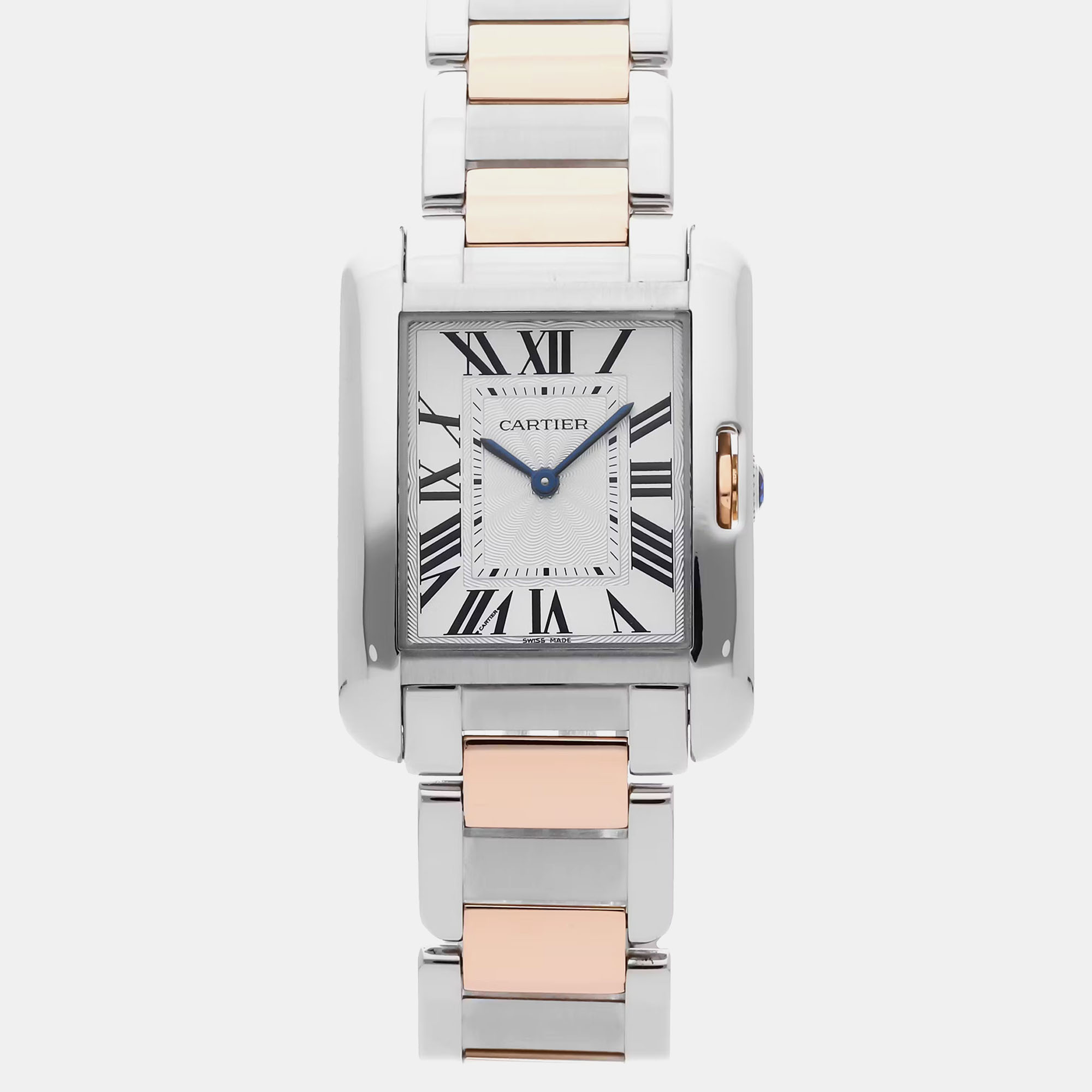 

Pre-Owned Cartier Tank Anglaise Medium W5310043, Silver
