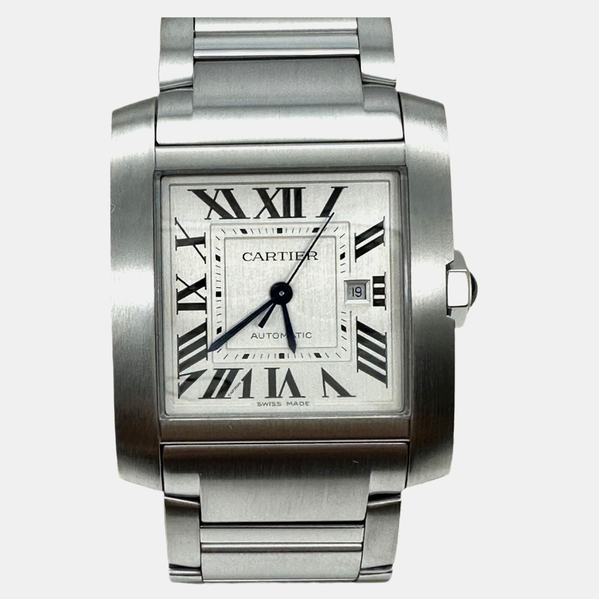 

Cartier Tank Francaise WSTA0067 Automatic Silver Roman Stainless Steel Unisex Wristwatch