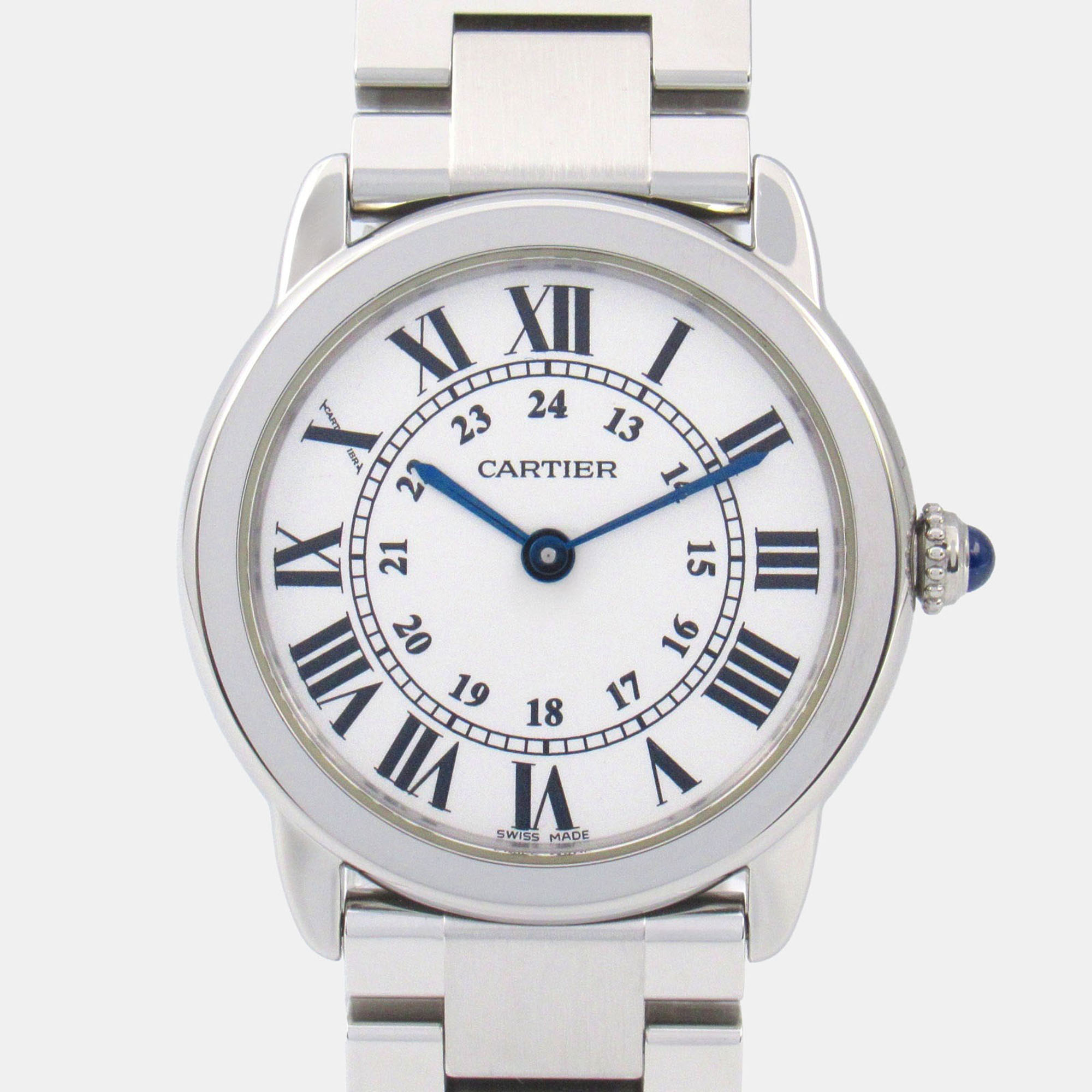 Cartier Ronde Solo W6701004 Quartz White Stainless Steel Women’s Wristwatch 29 mm