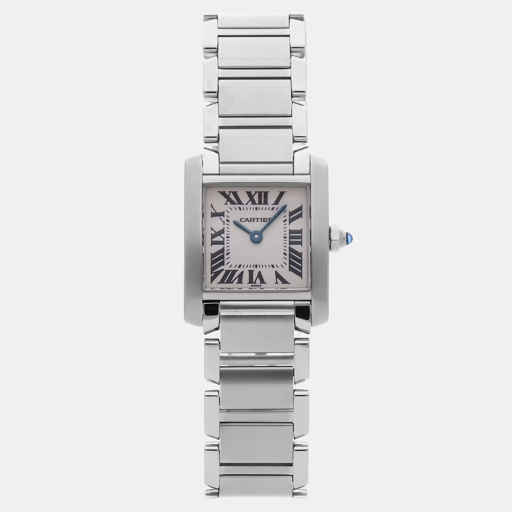 

Pre-Owned Cartier Tank Francaise Small Model W51008Q3 Quartz Women Watch 25 mm x 20 mm, Silver