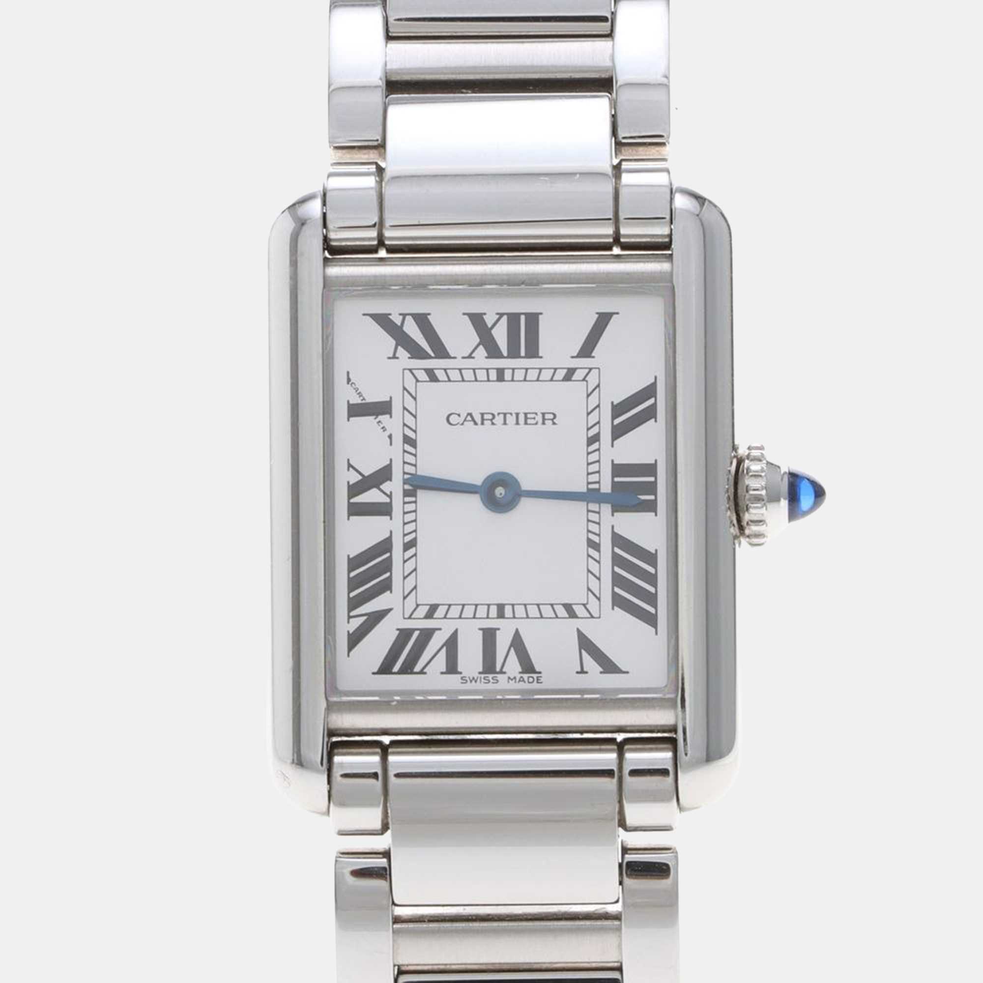 

Cartier Tank Must WSTA0051 Quartz White Stainless Steel Women's Wristwatch