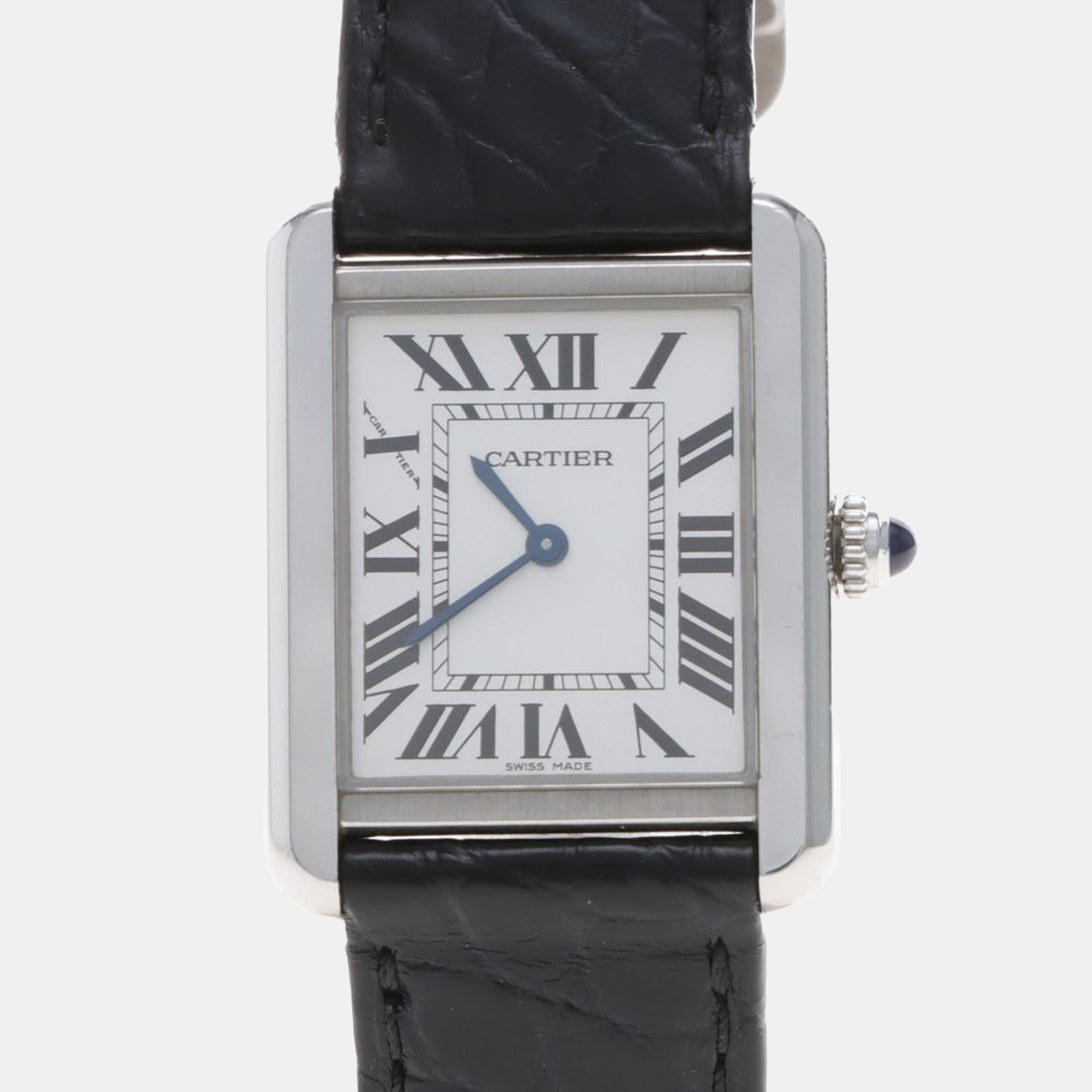 

Cartier Tank Solo W5200005 Quartz White Stainless Steel Women's Wristwatch 24.5mm