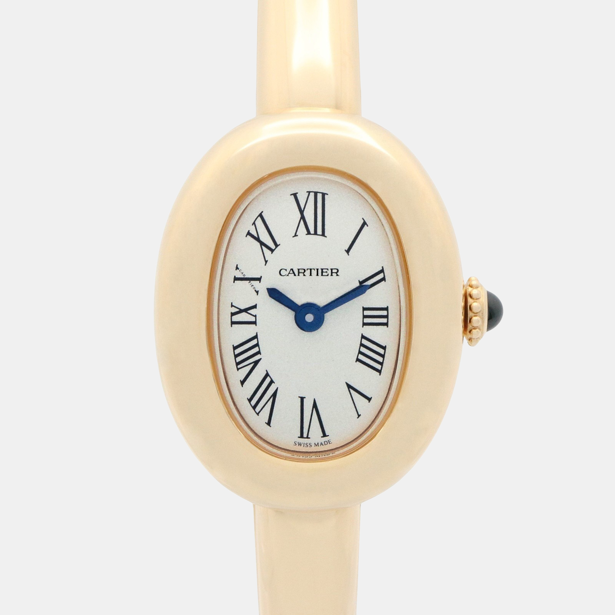 

Cartier Baignoire WGBA0021 Quartz Silver 18k Yellow Gold Women's Wristwatch 18.5 mm