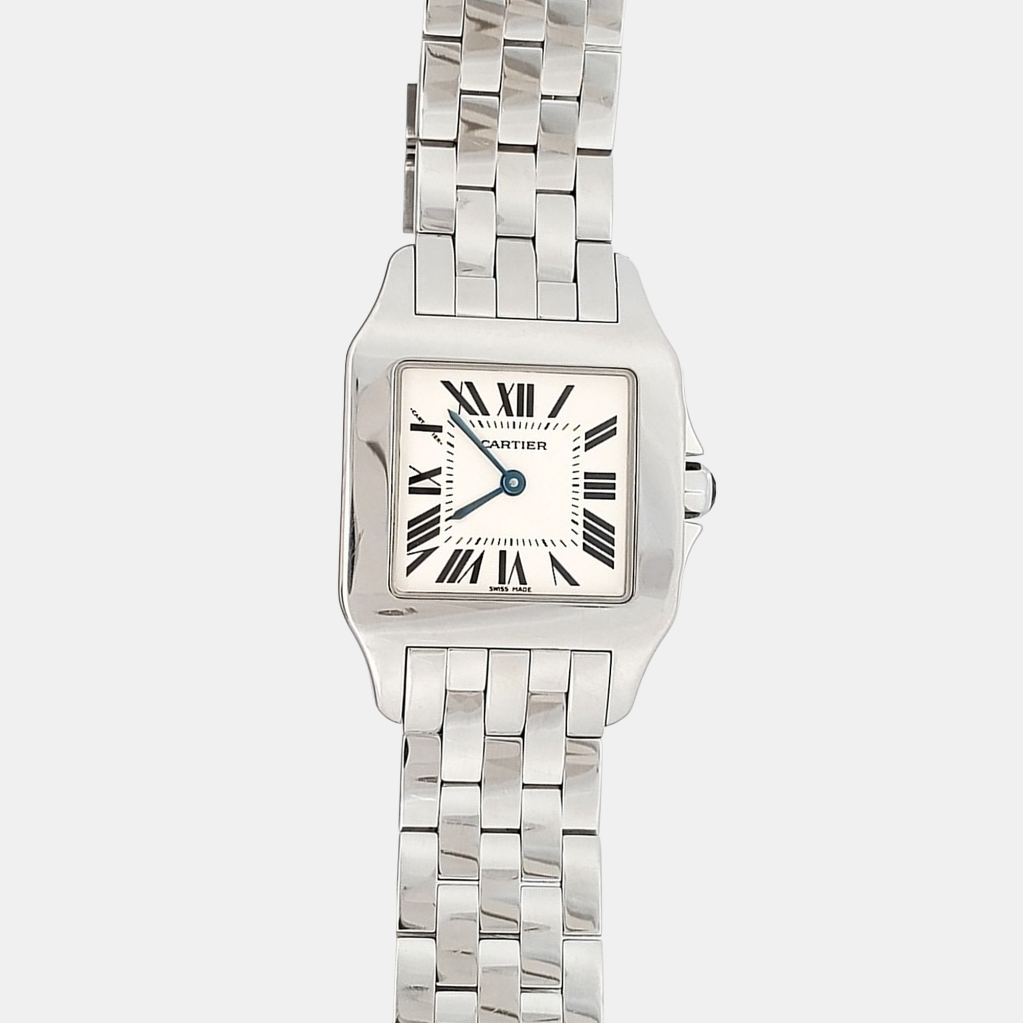 

Cartier Santos Demoiselle W25065Z5 Quartz White Stainless Steel Women's Wristwatch 26 mm