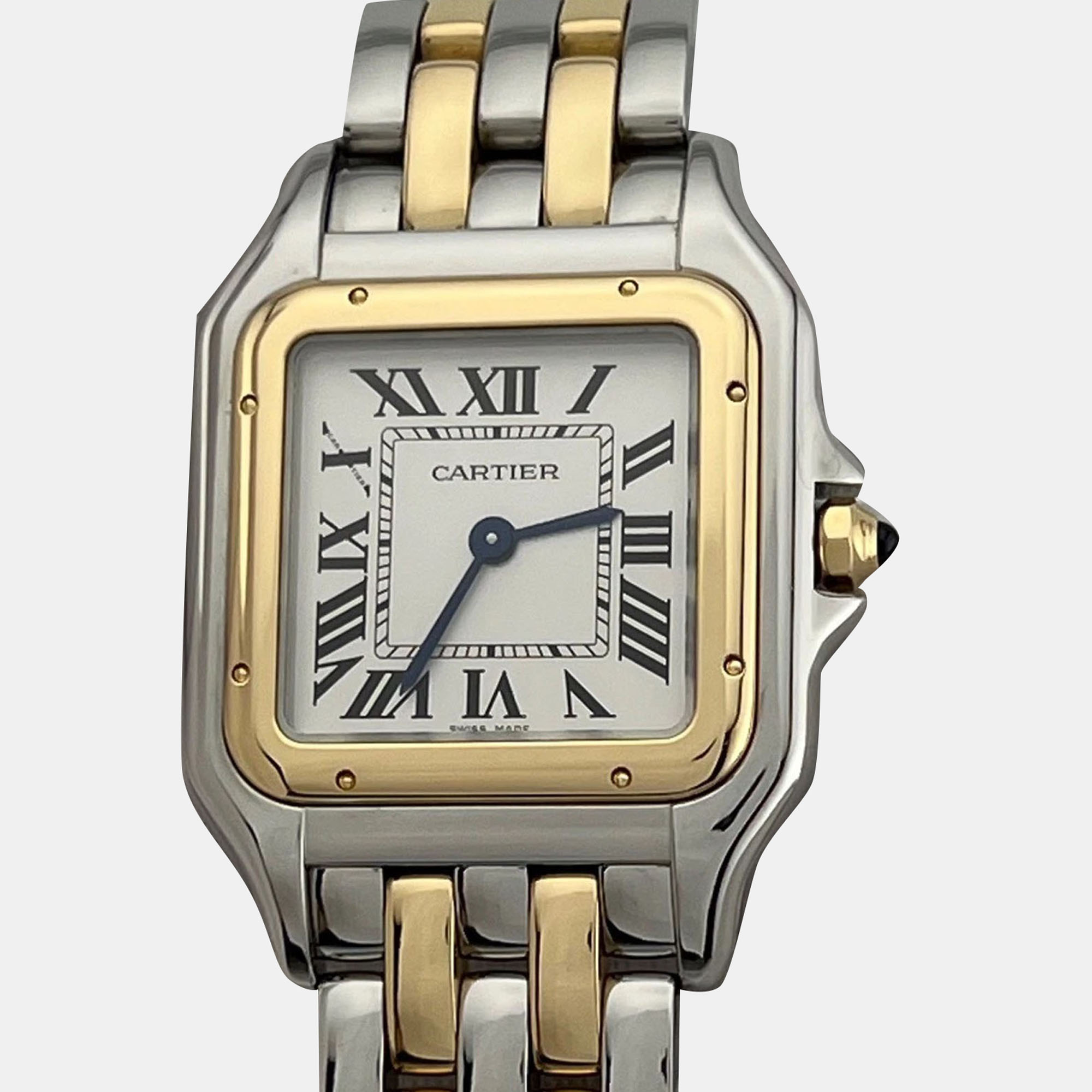 

Cartier Panthere Medium W2PN0019 Quartz White 18k Yellow Gold Stainless Steel Women's Wristwatch 29 mm