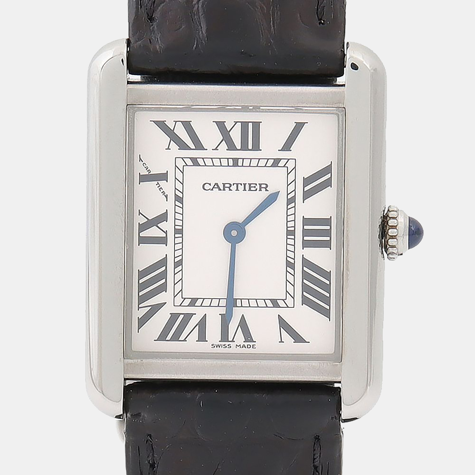 

Cartier Tank Solo W5200013 Quartz White Stainless Steel Women'sWristwatch