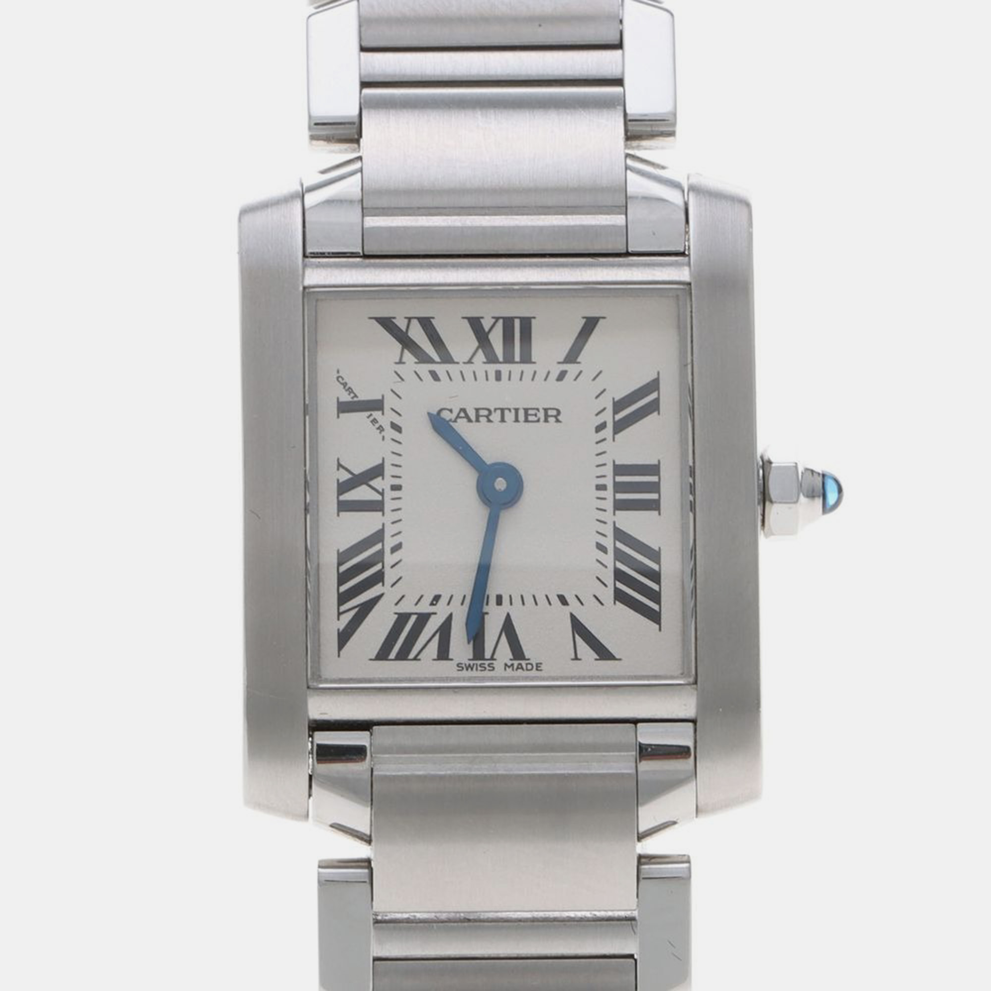 

Cartier Tank Francaise W51008Q3 Quartz Silver Dial Stainless Steel Women's Wristwatch