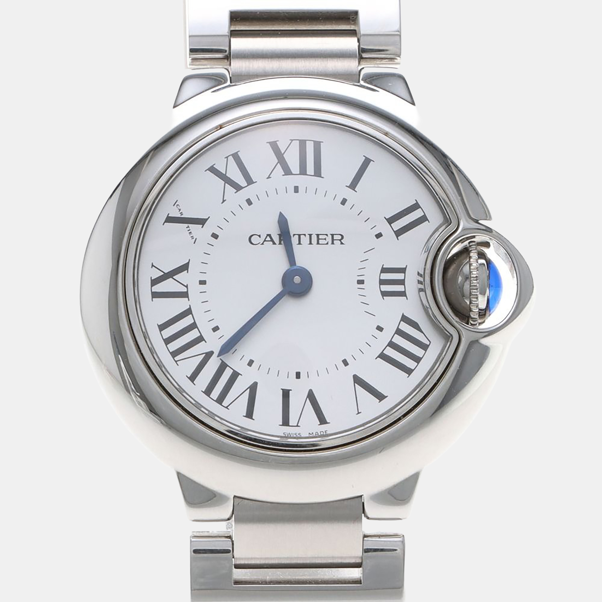 

Cartier Ballon Bleu WSBB0067 Quartz Stainless Steel Women's Wristwatch 28 mm, White