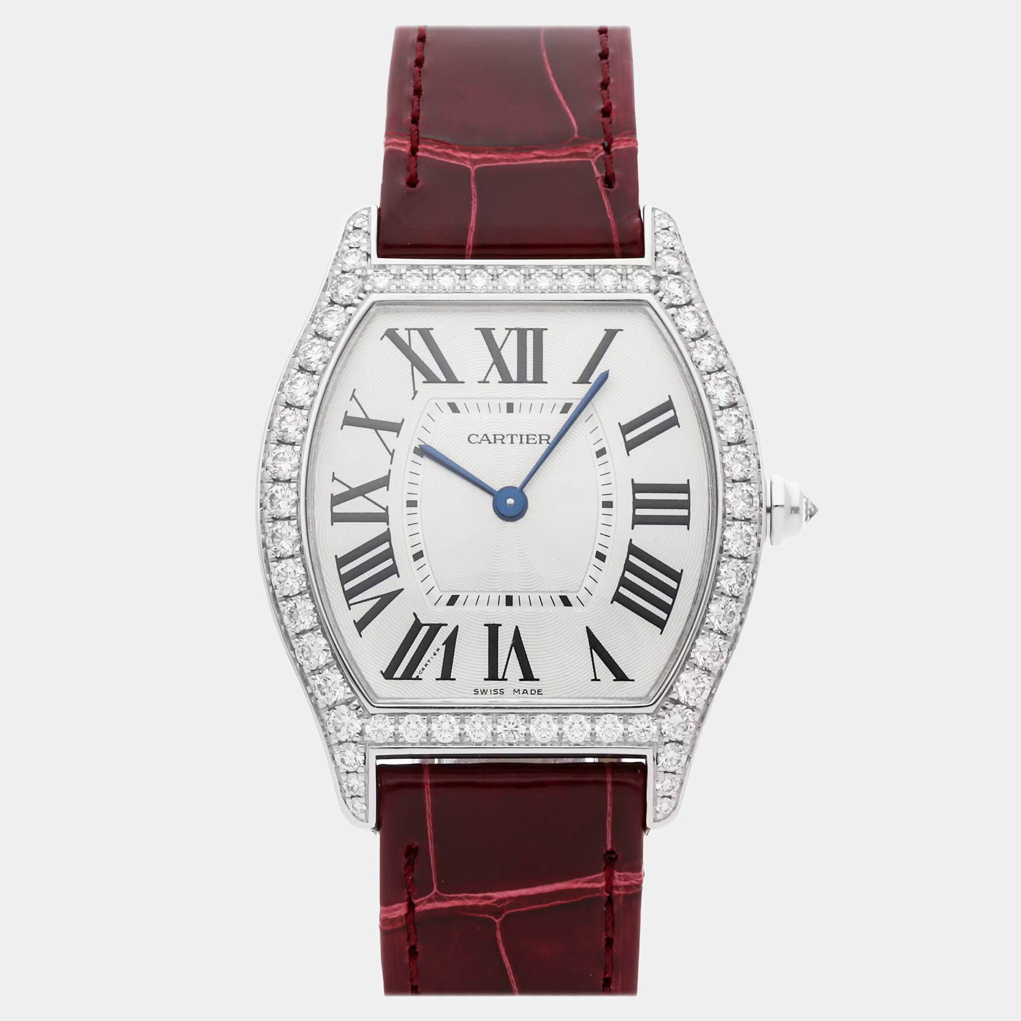 

Cartier Tortue WA501009 Manual Winding Silver Dial