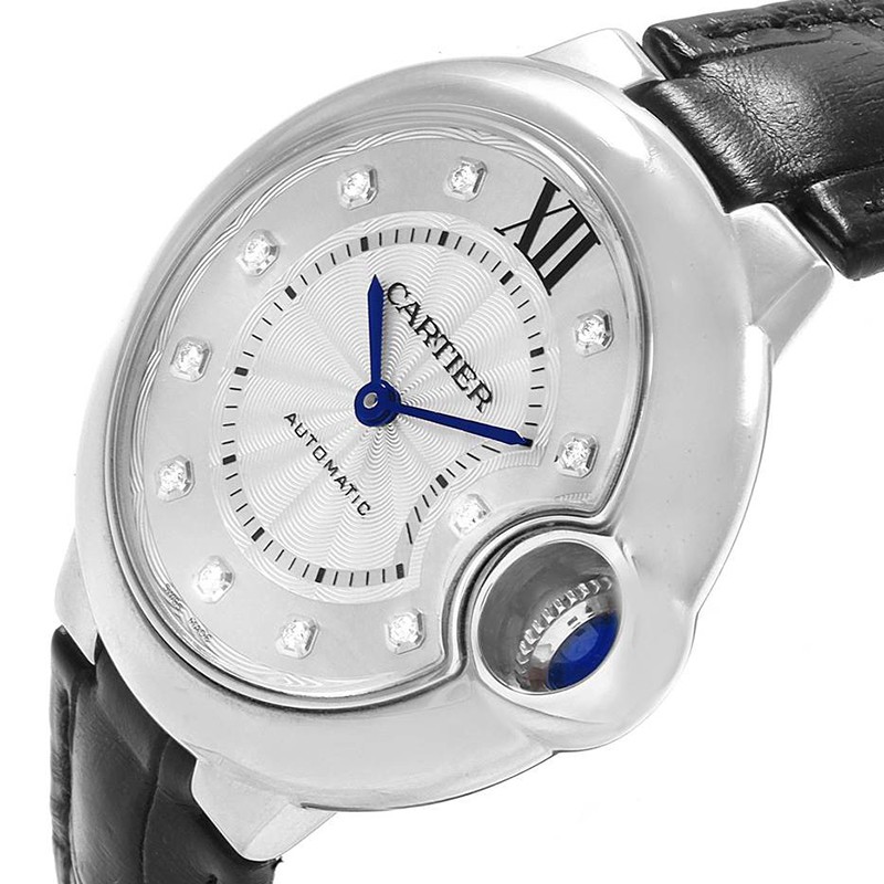 

Cartier Silver Stainless Steel Ballon Bleu W4BB0009 Women's Wristwatch
