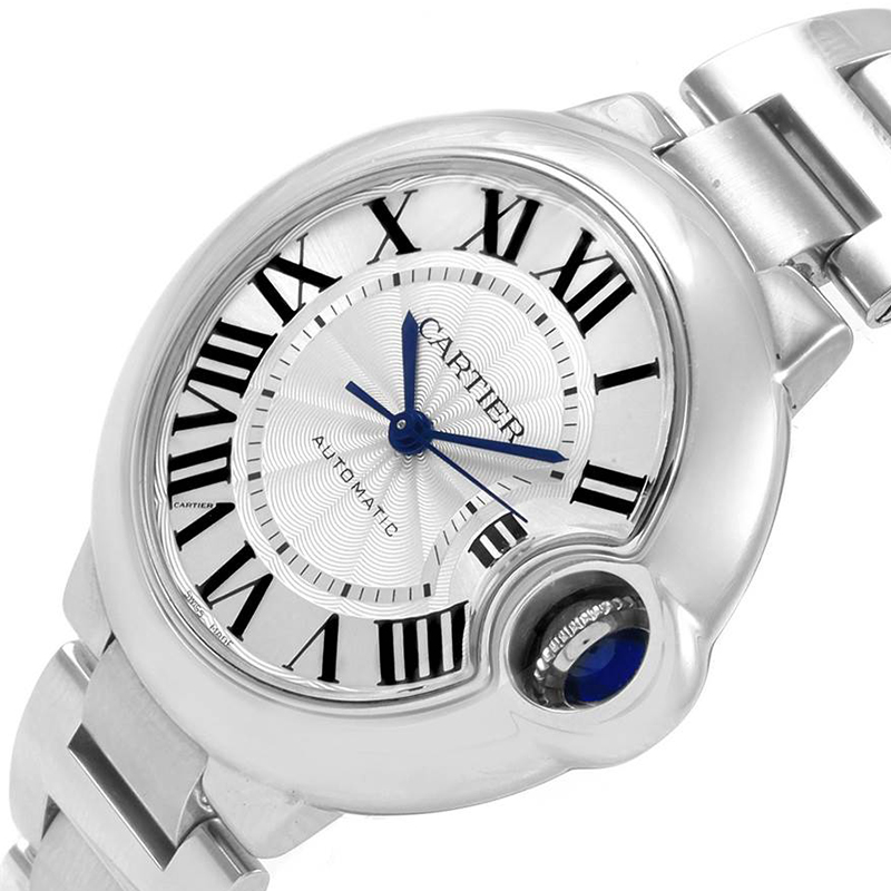 

Cartier Silver Stainless Steel Ballon Bleu W6920071 Women's Wristwatch