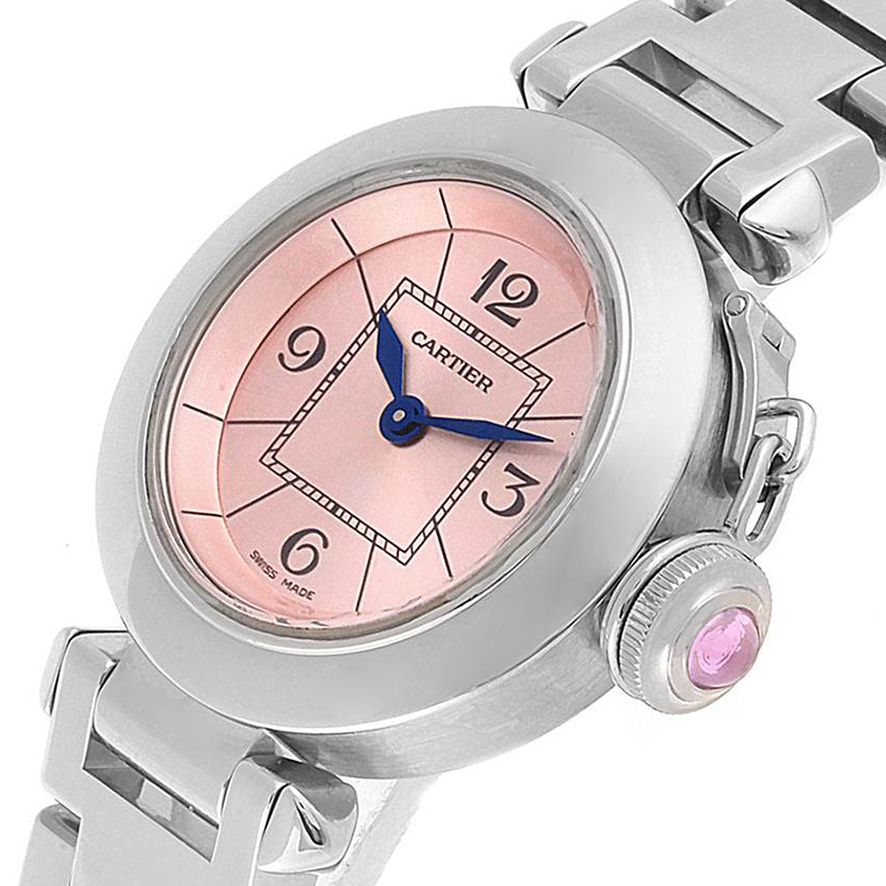 

Cartier Pink Stainless steel Miss Pasha W3140008 Women's Wristwatch